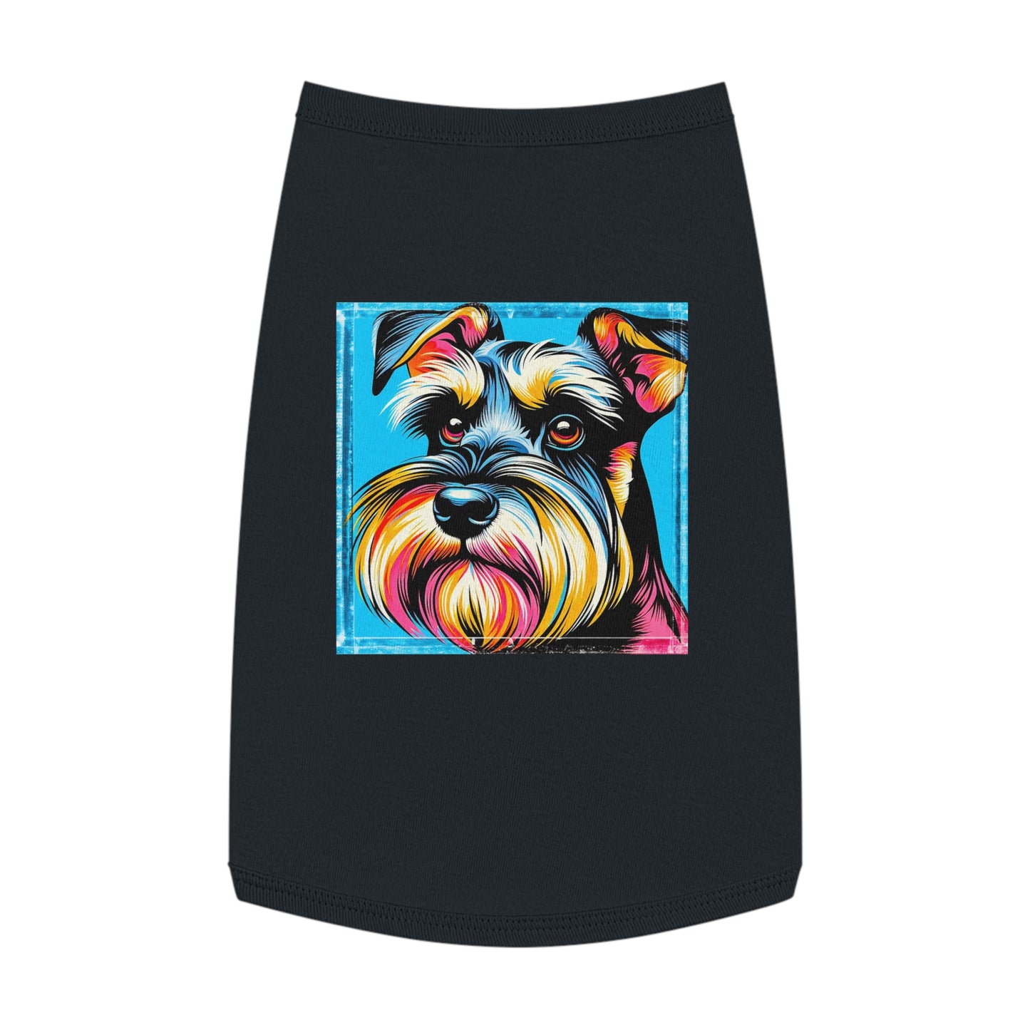 Pet Tank Top Miniature Schnauzer Pets Printify L Black 