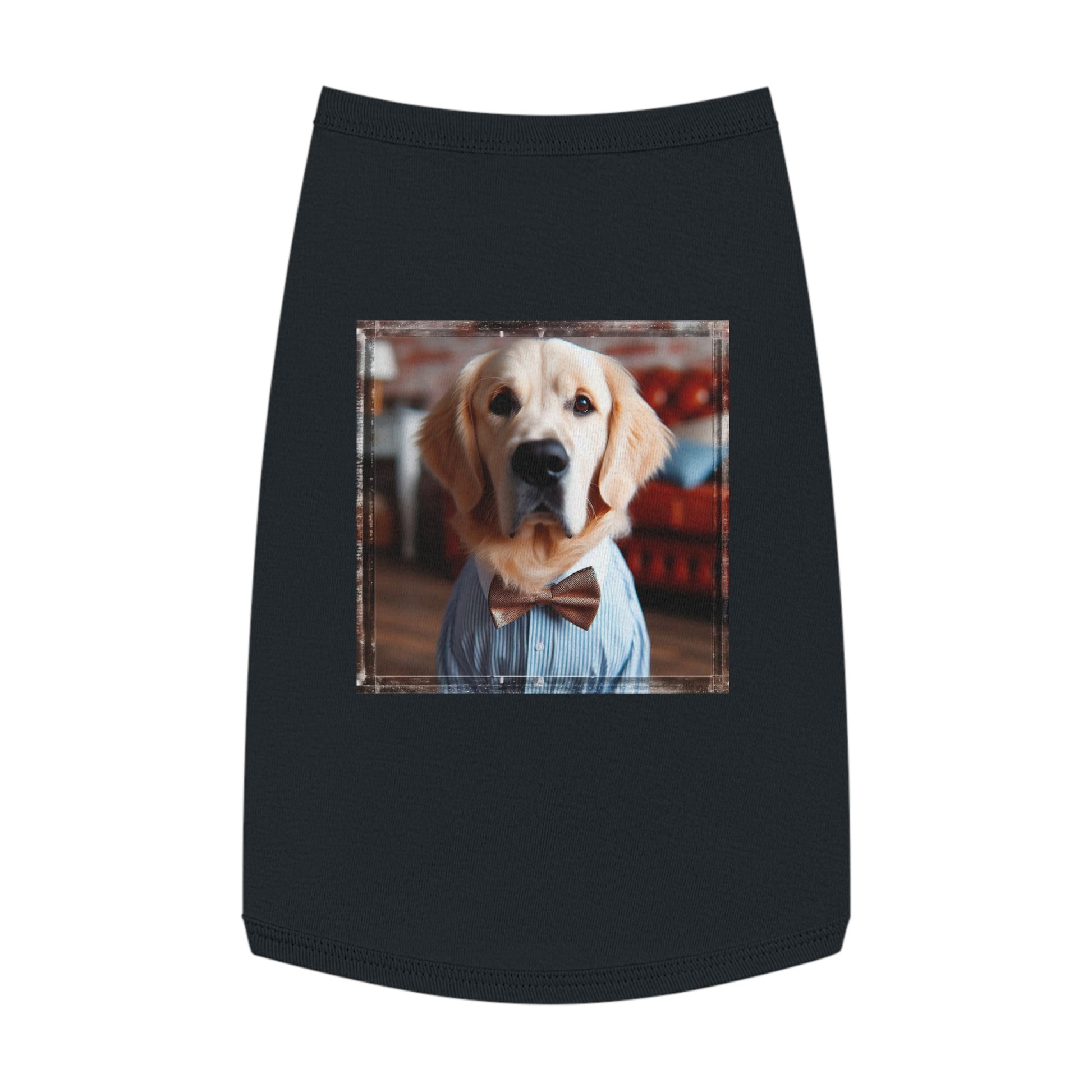 Golden Retriever pet tank top Pets Printify   