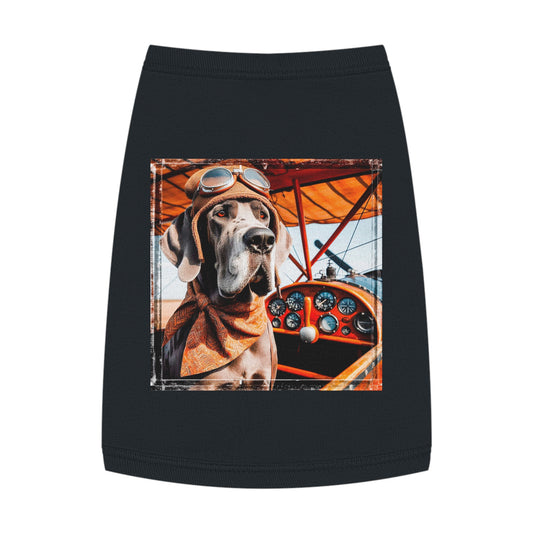 Pet Tank Top Great Dane Pets Printify M Black