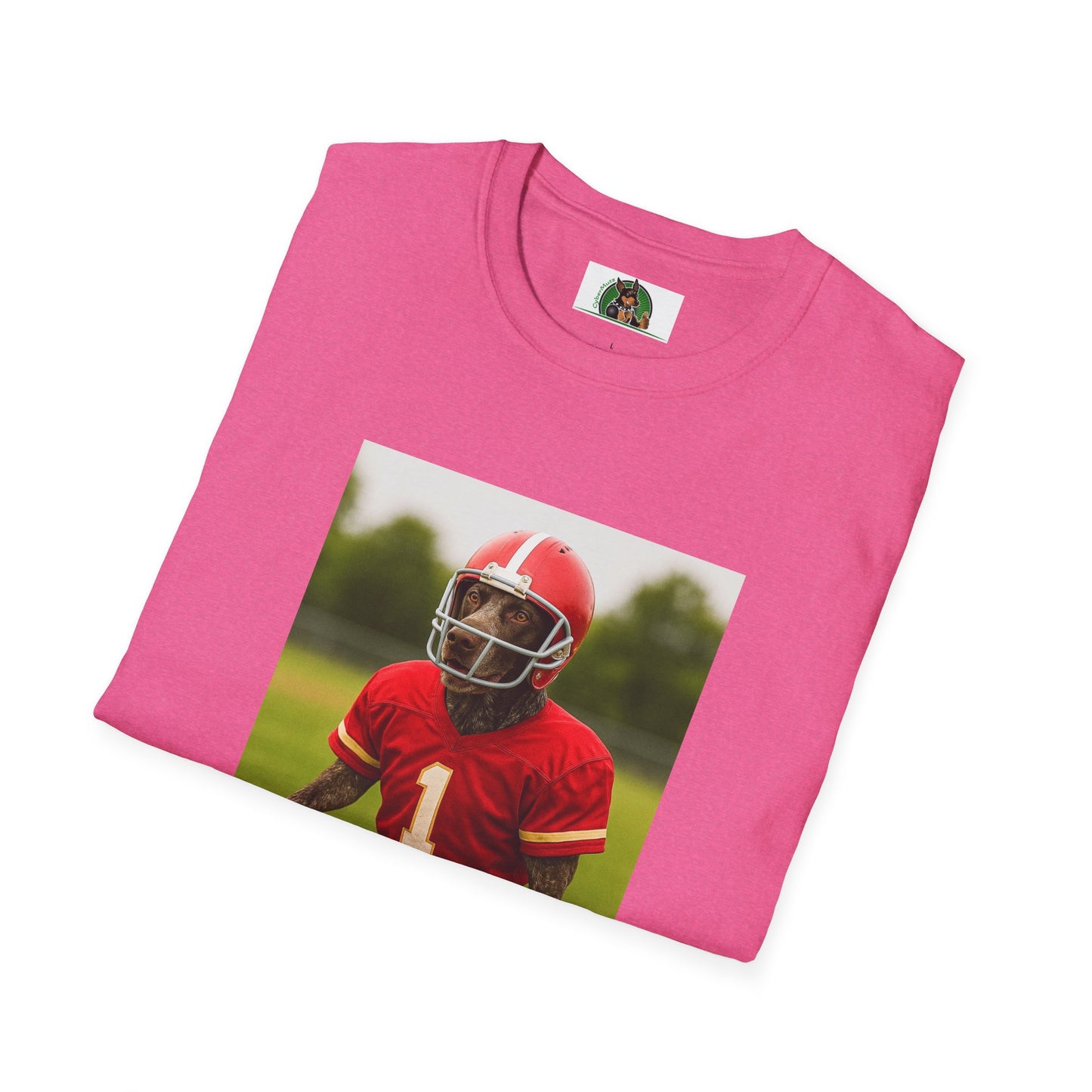 German Shorthaired Pointer Football T-Shirt — GSP Sports Tee