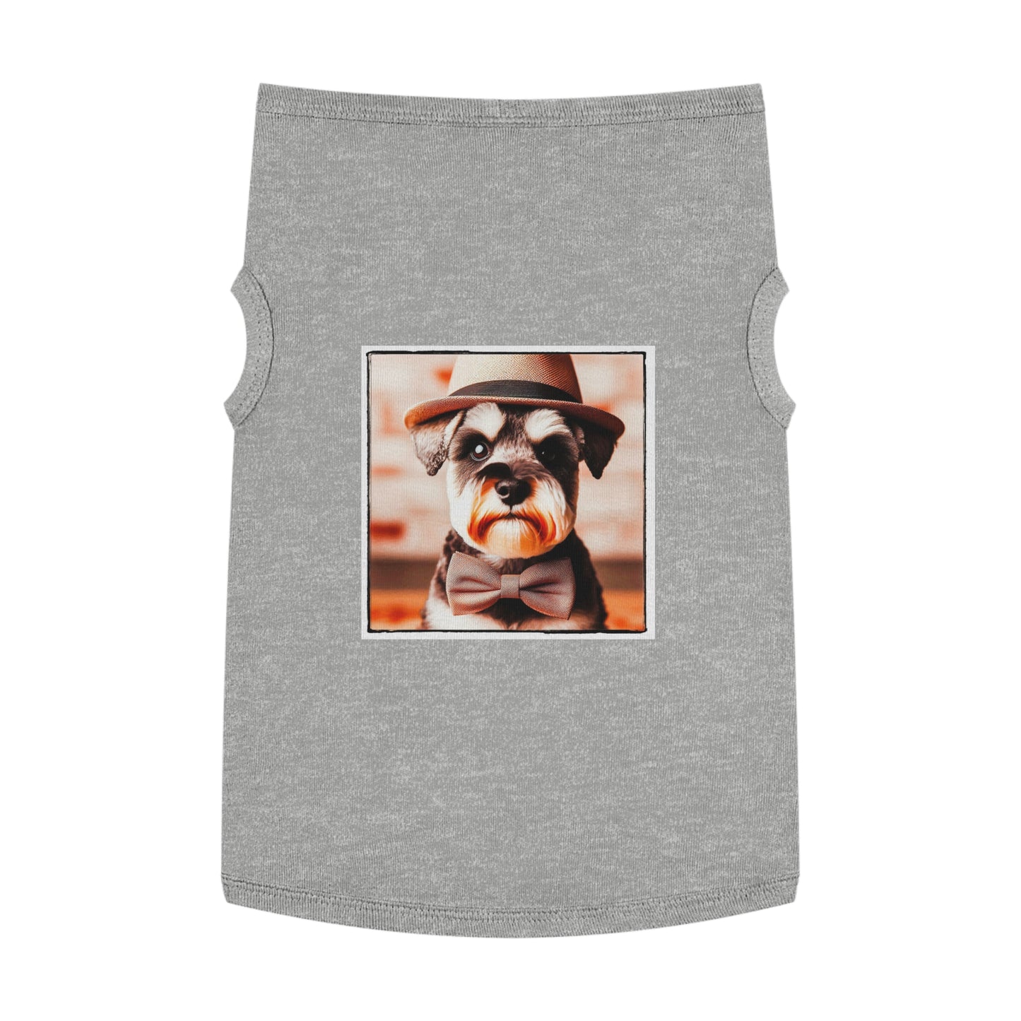 Pet Tank Top Miniature Schnauzer Pets Printify XL Heather 