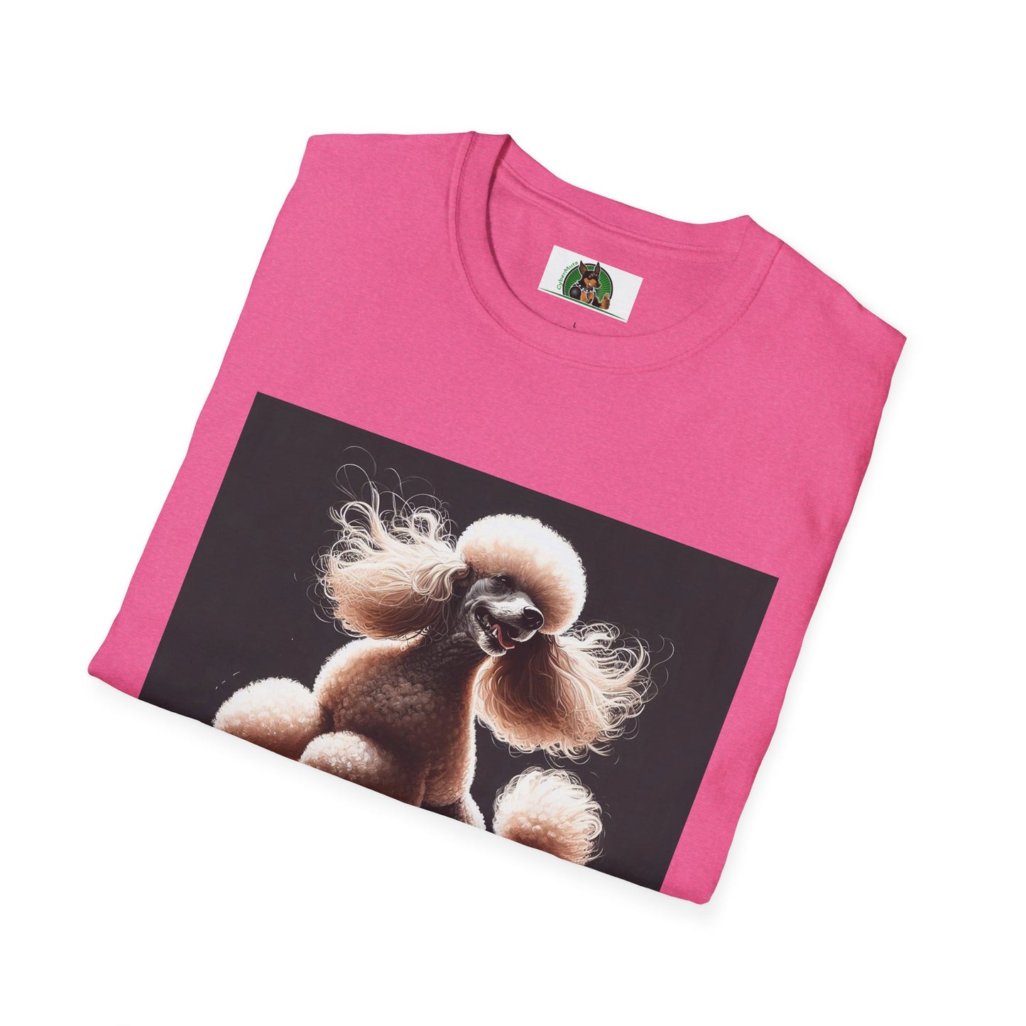 Dancing Poodle T-Shirt - Fun and Playful Animal Lover Top