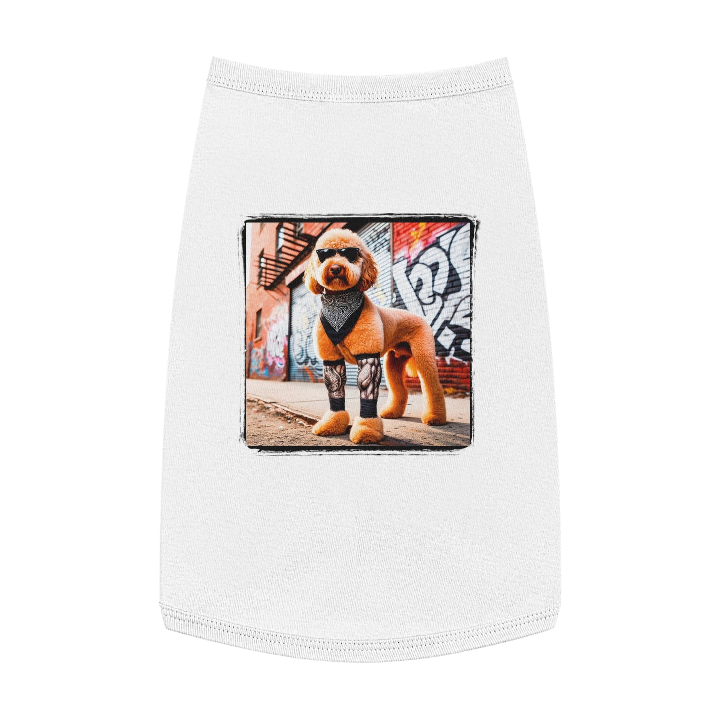 Pet Tank Top Sheepadoodle Pets Printify L White 