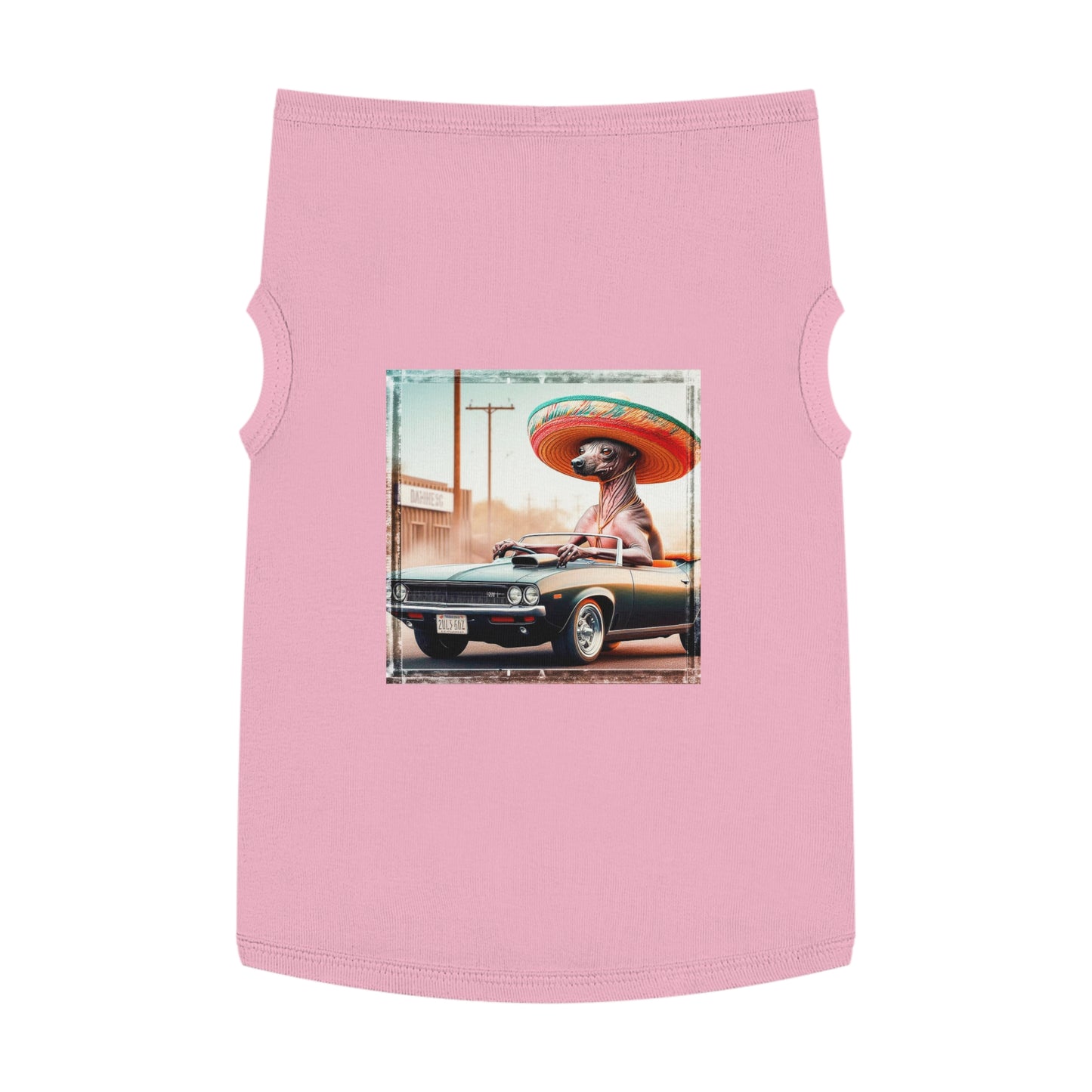 Wacky Pet Tank Top Mexican Hairless Pets Printify XL Pink