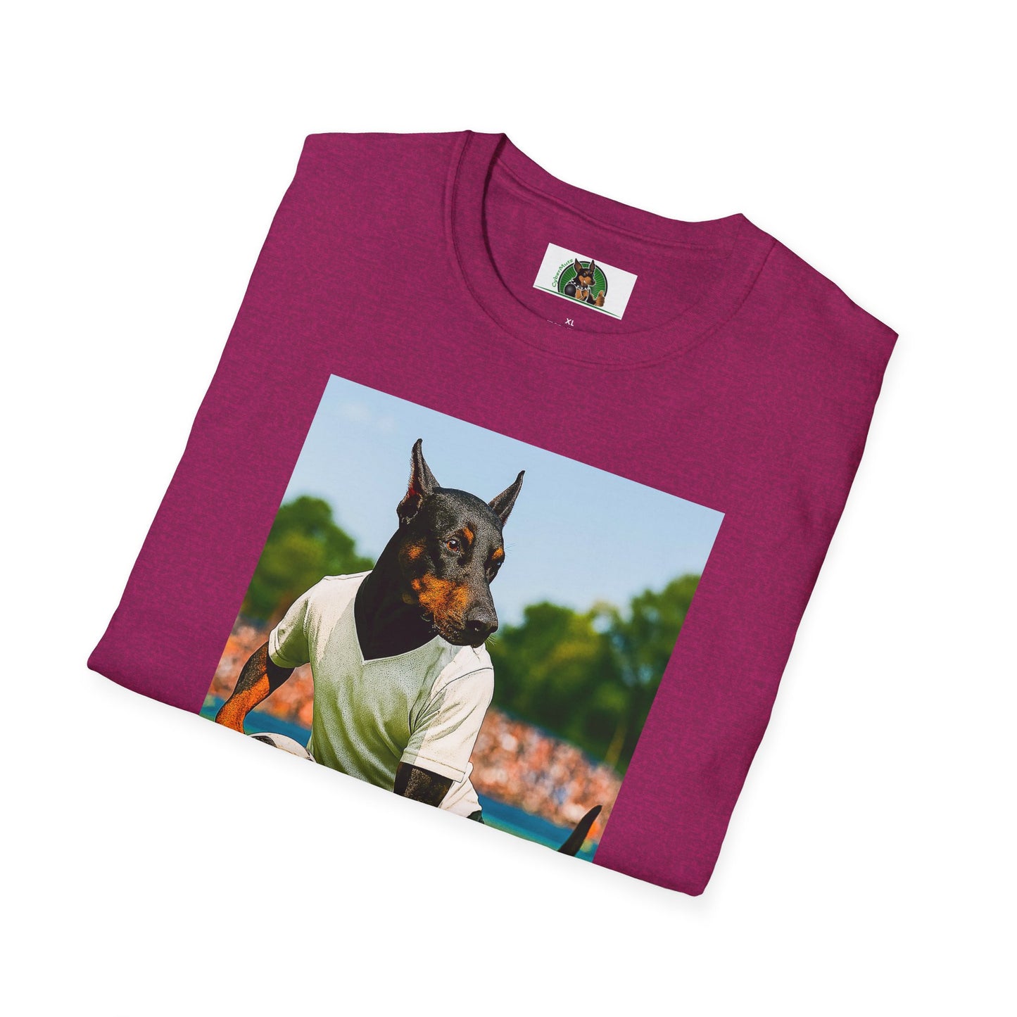 Soccer Doberman Sports T-Shirt