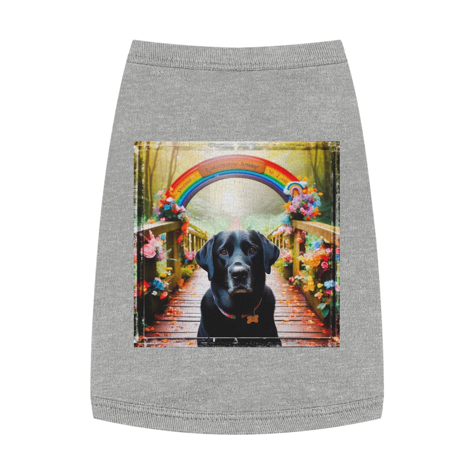 Pet Tank Top Labrador Retriever Pets Printify M Heather 