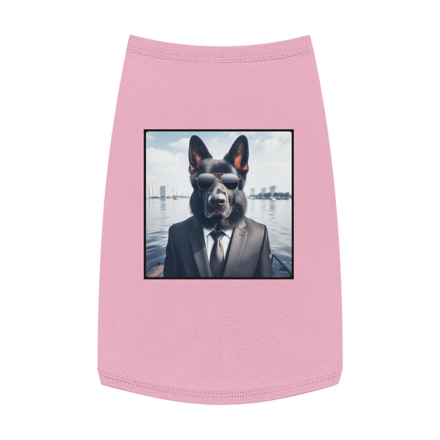 Pet Tank Top German Shepherd Pets Printify L Pink 