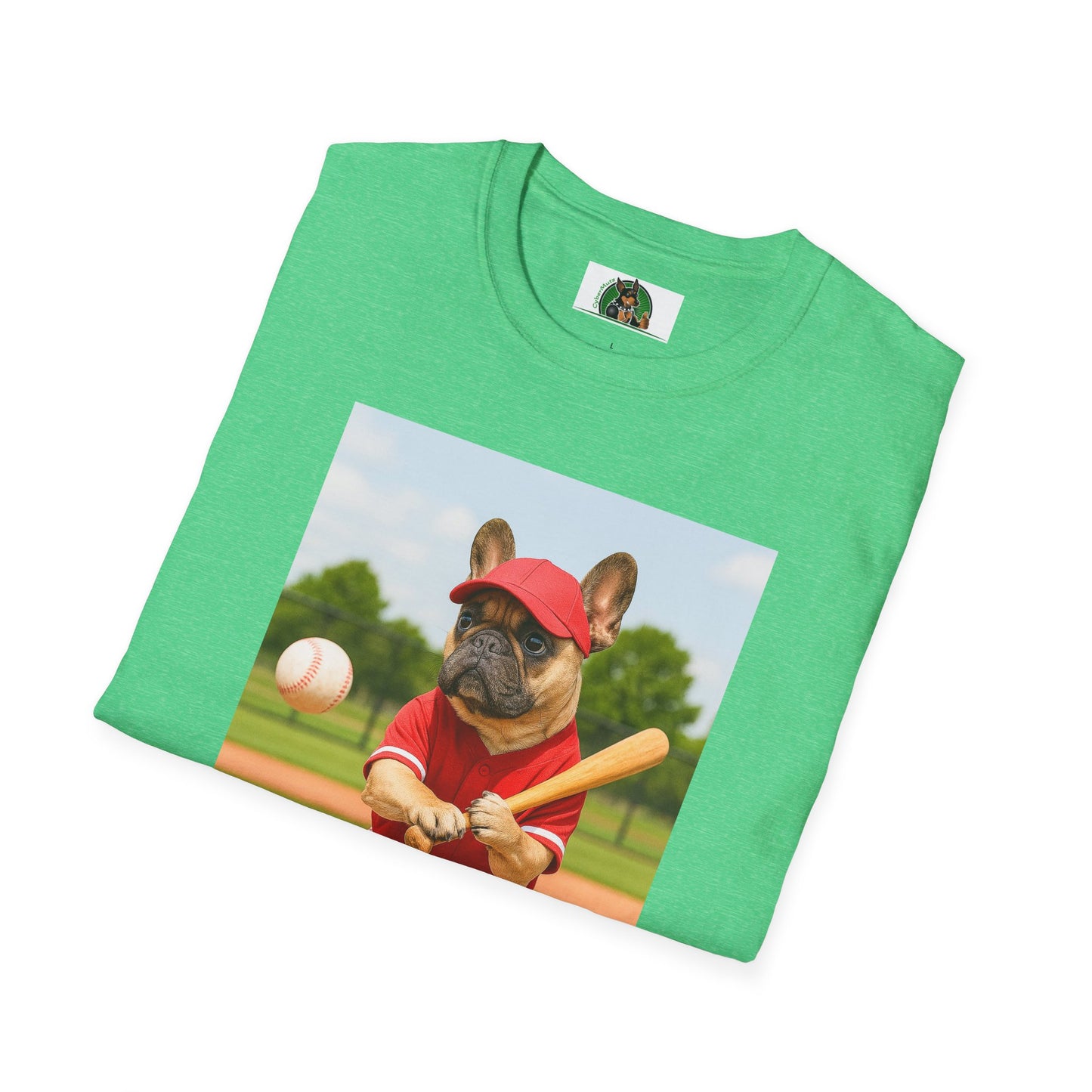 Sports Baseball French Bulldog T-Shirt