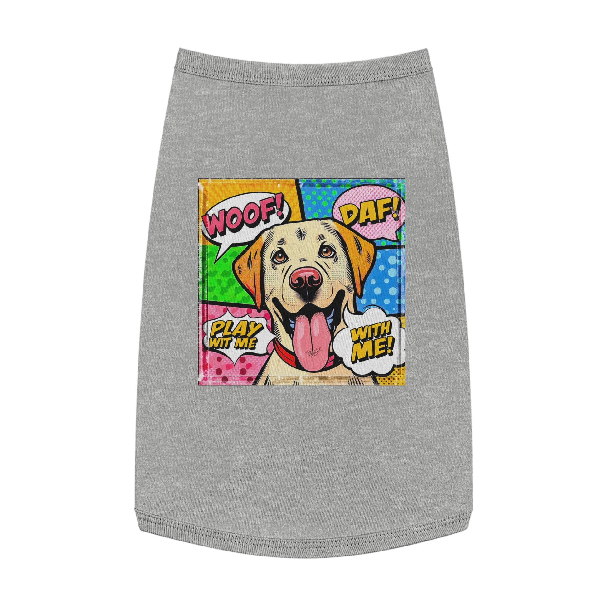 Wacky Pet Tank Top Labrador Retriever Pets Printify   