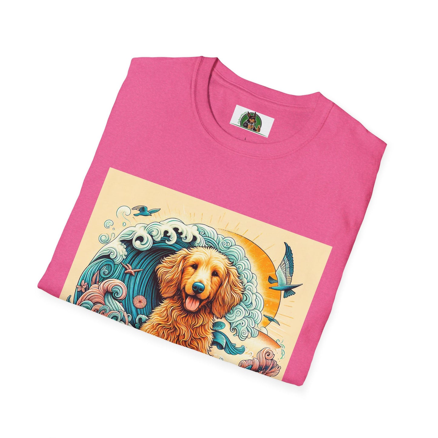 Golden Doodle surfing fun shirt
