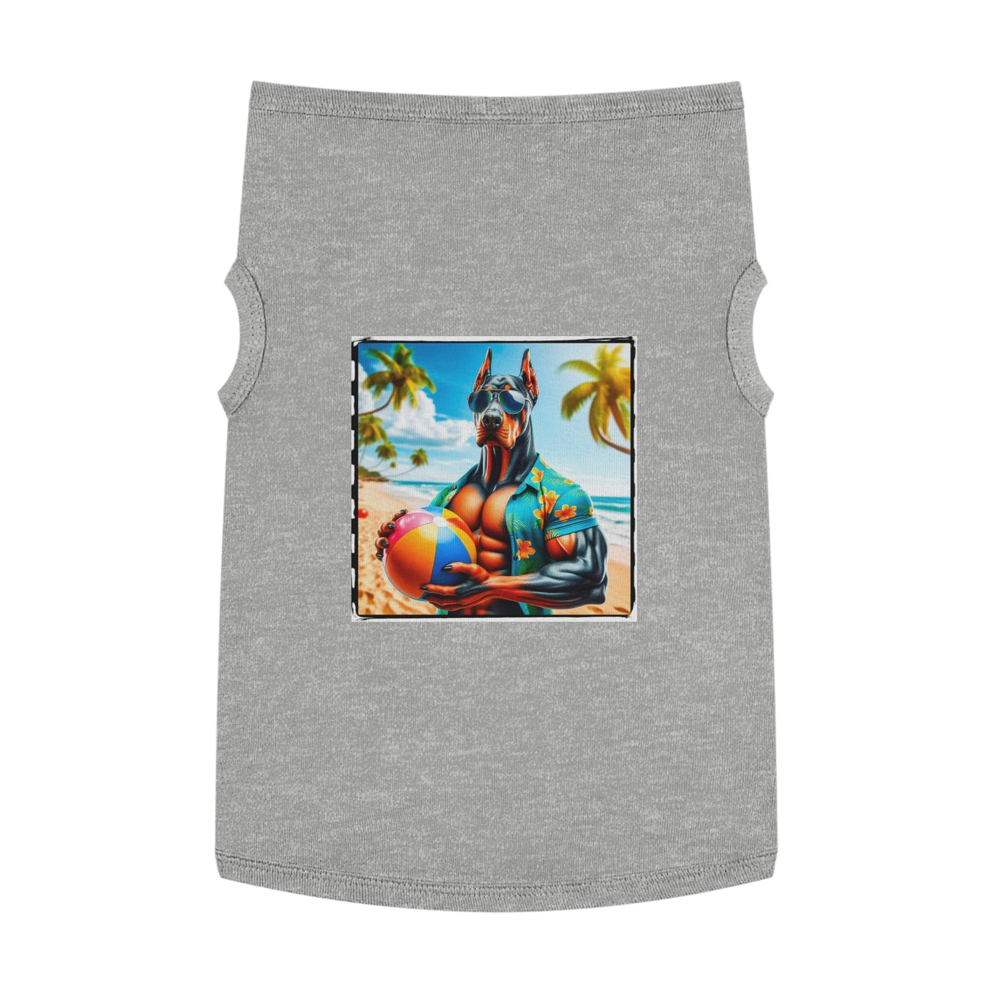 Pet Tank Top Doberman Pets Printify XL Heather 