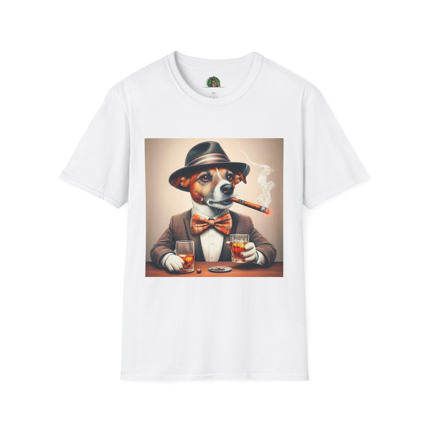 Jack Russell T-Shirt Printify S White