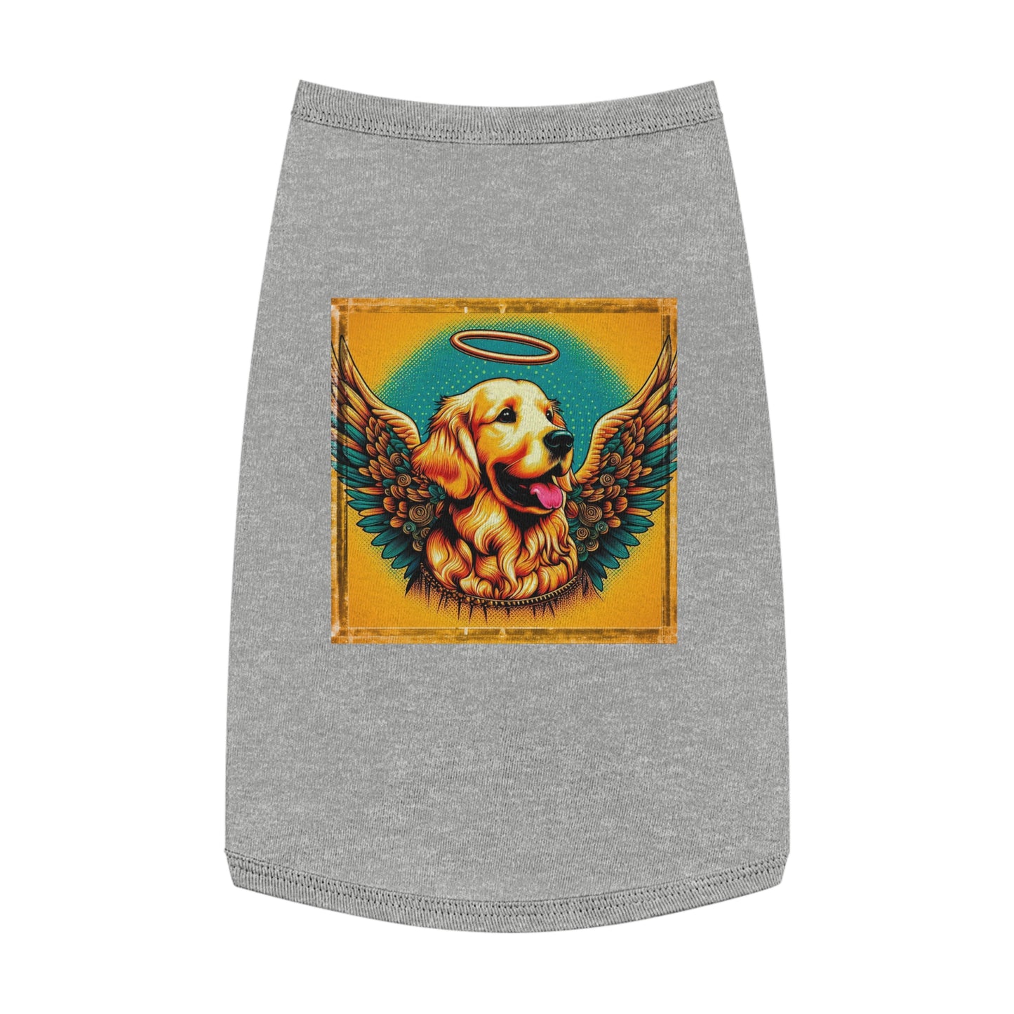 Golden Retriever pet tank top Pets Printify   