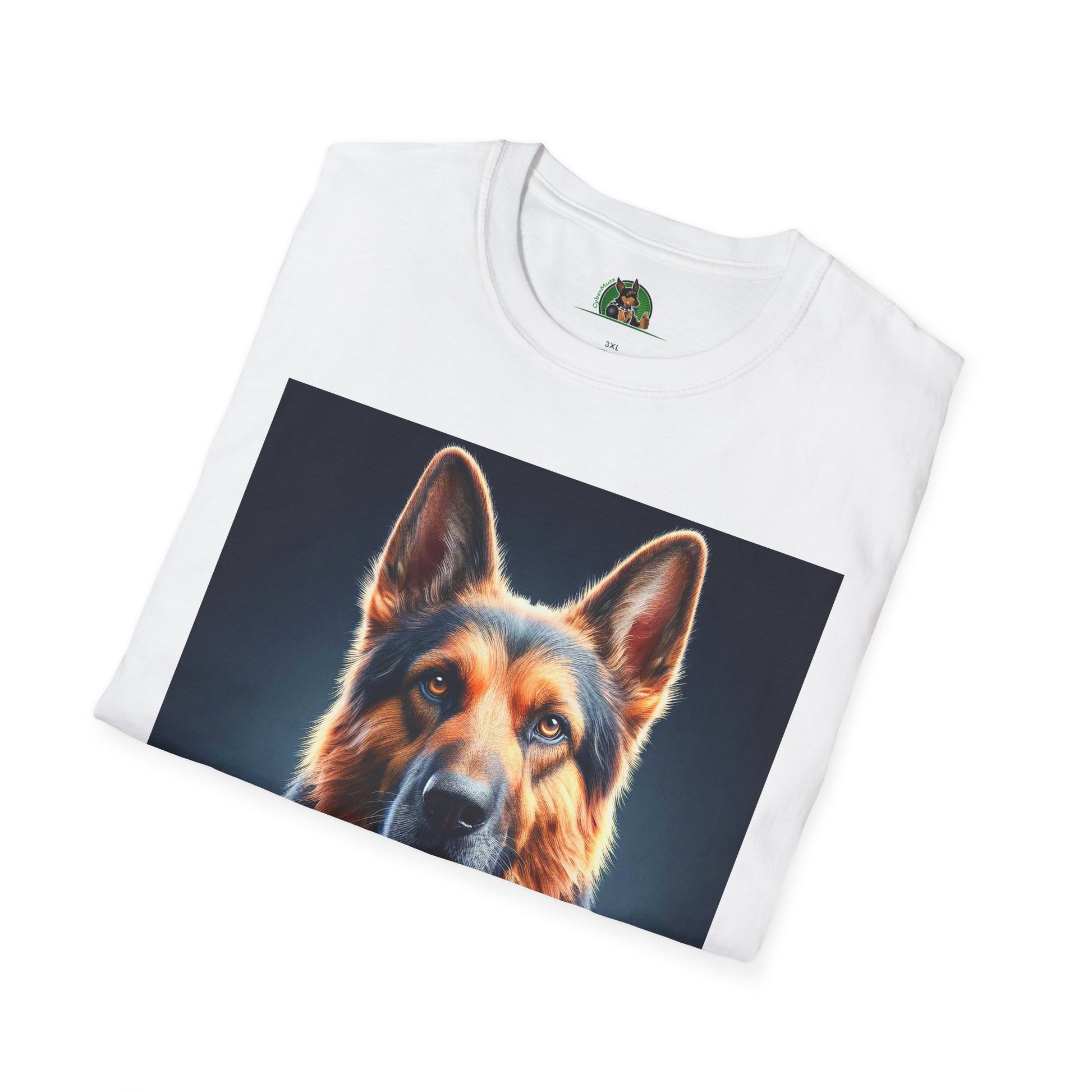 German Shepherd metal warrior shirt T-Shirt Printify