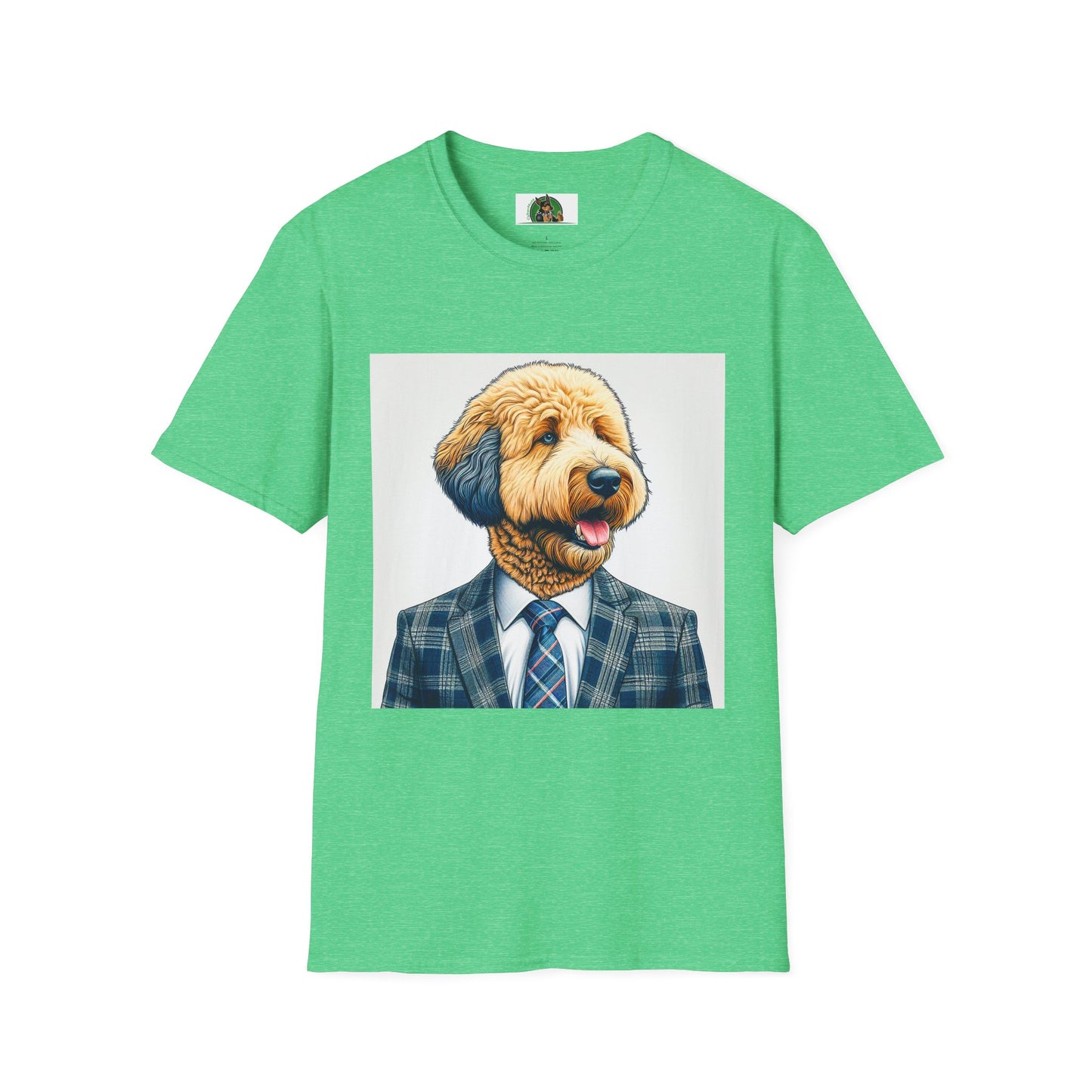 Shepadoodle T-Shirt Printify S Heather Irish Green 