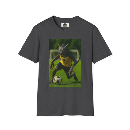 Chupacabra Soccer T-Shirt Sports T-Shirt Printify Dark Heather XS