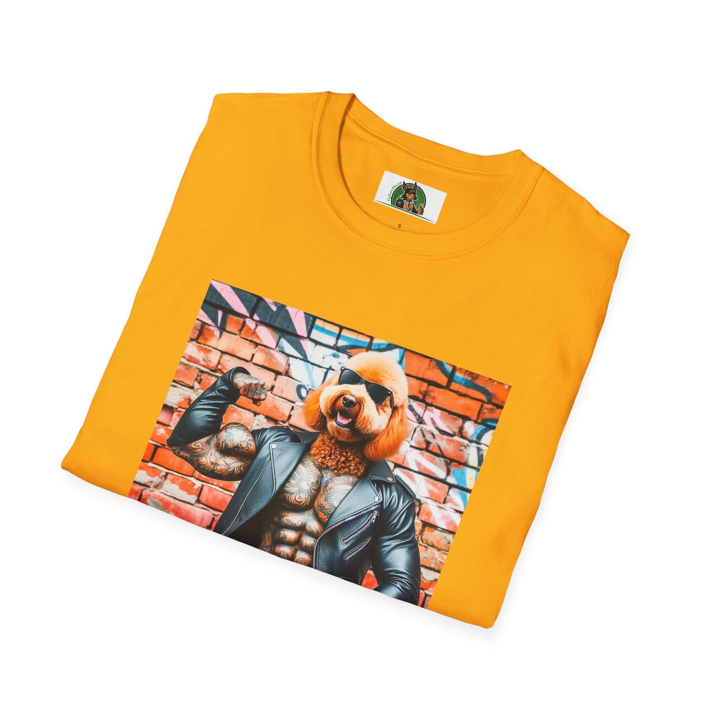 Golden Doodle muscles t shirt
