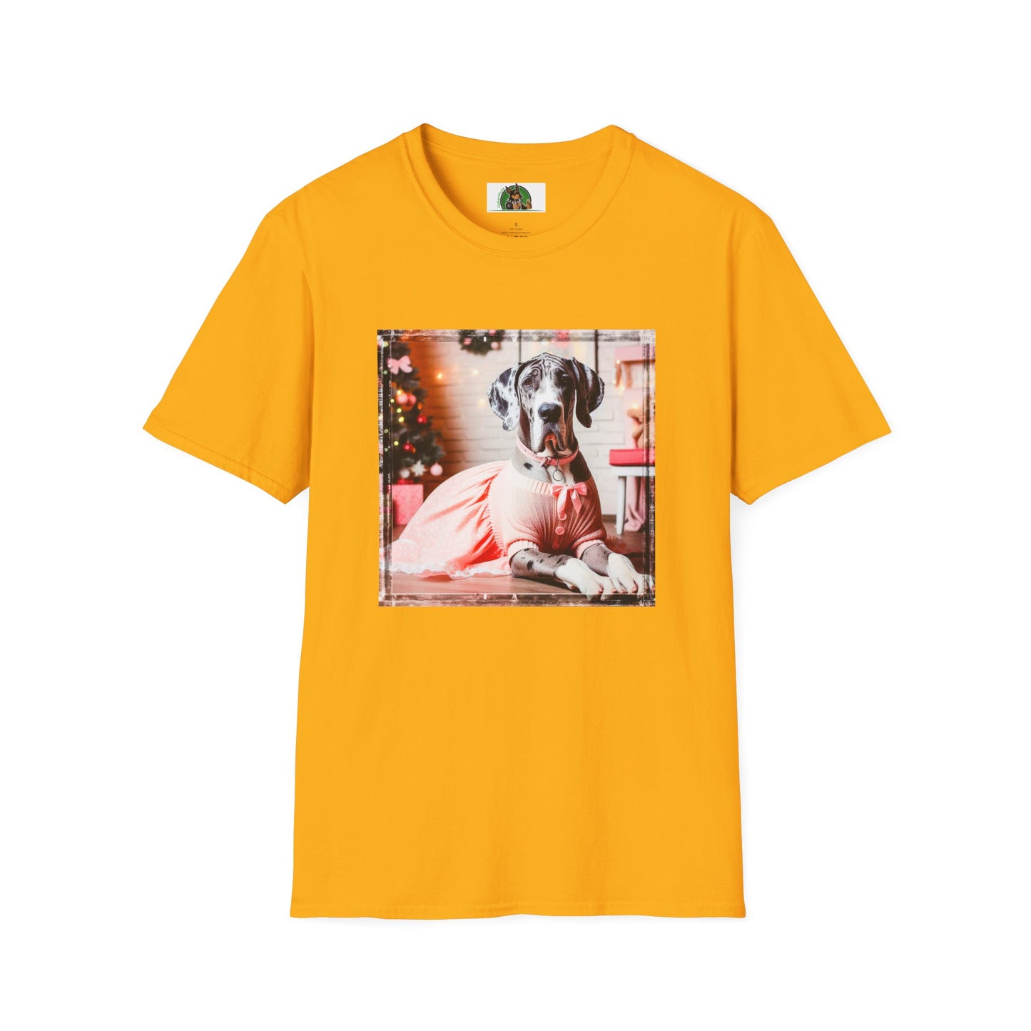 Great Dane T-Shirt Printify S Gold 