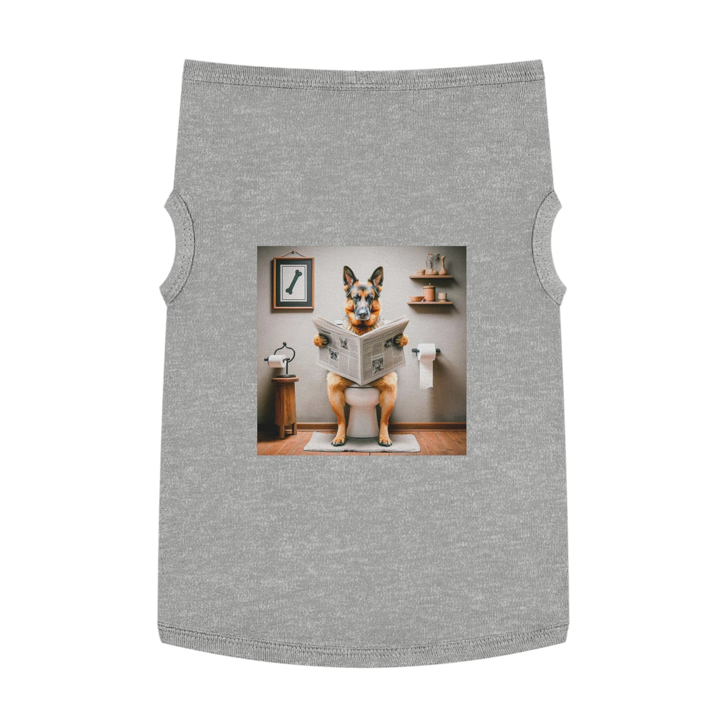 Pet Tank Top German Shepherd Pets Printify XL Heather 