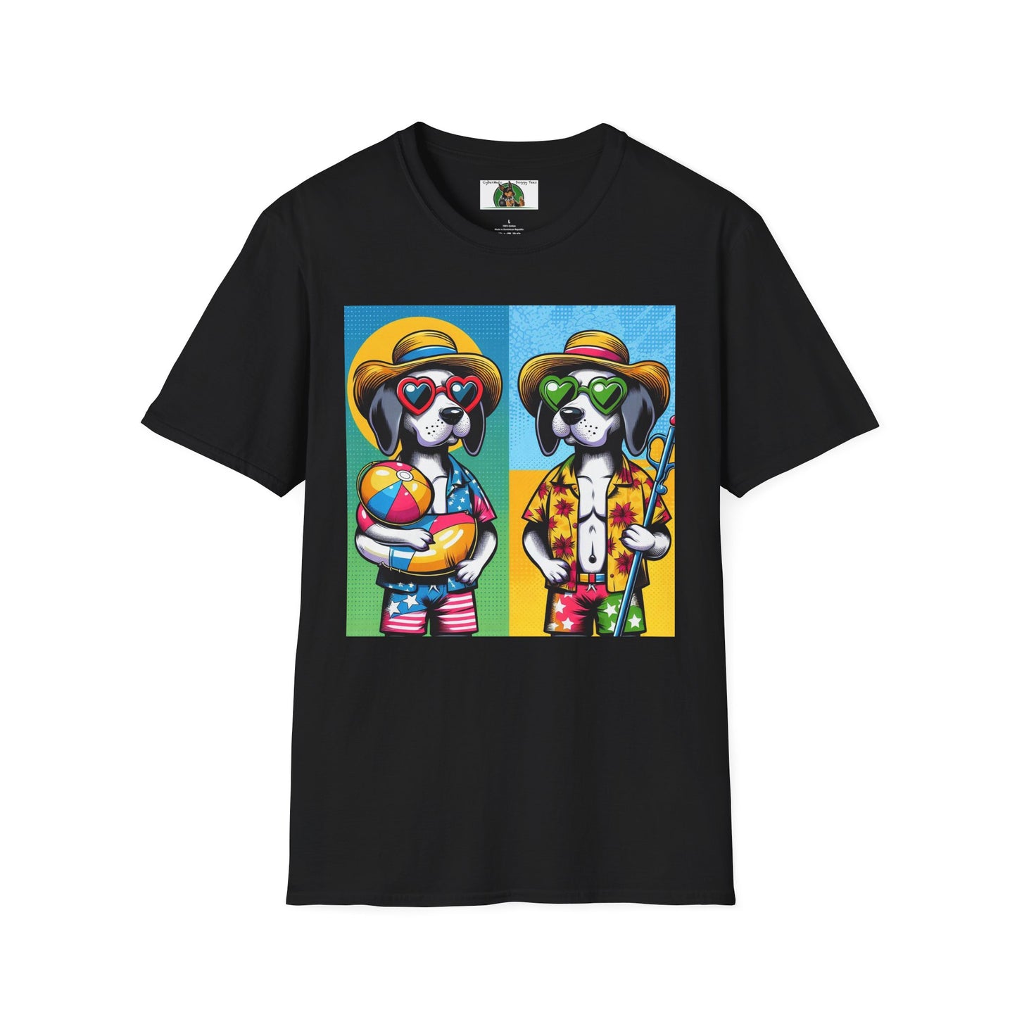 Wacky Pop Art T-Shirt Printify Black S 