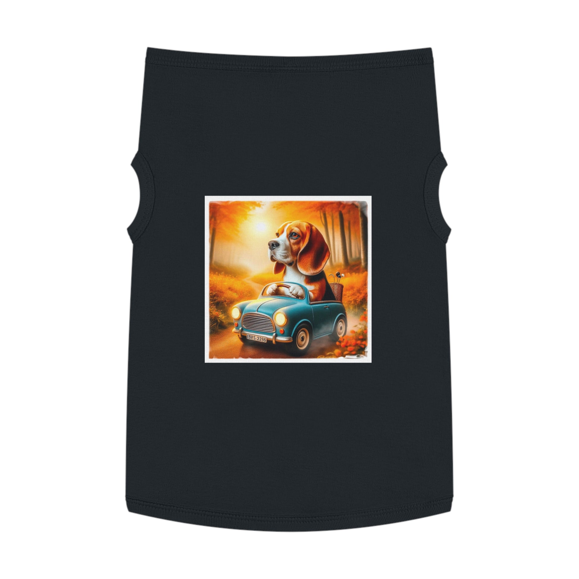 Pet Tank Top Wacky Beagle Pets Printify   