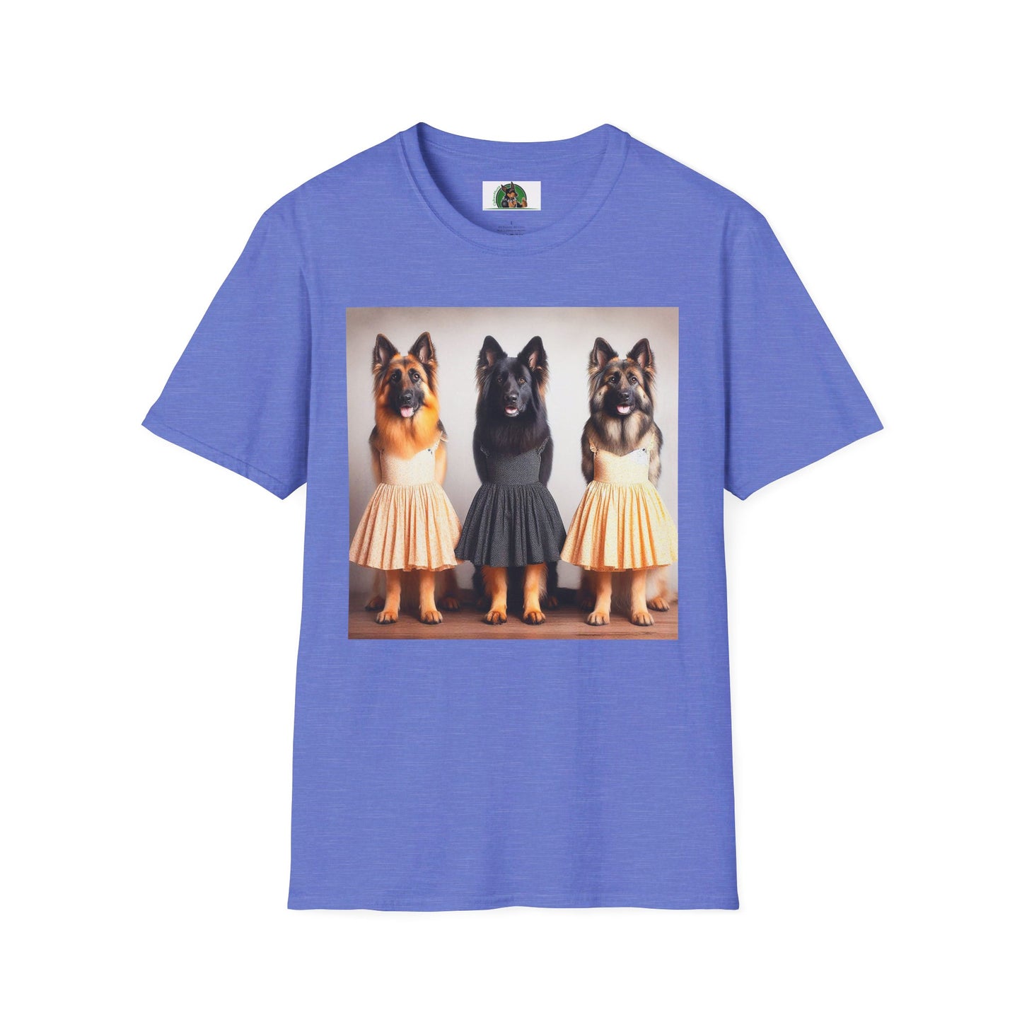 German Shepherd T-Shirt Printify Heather Royal S 