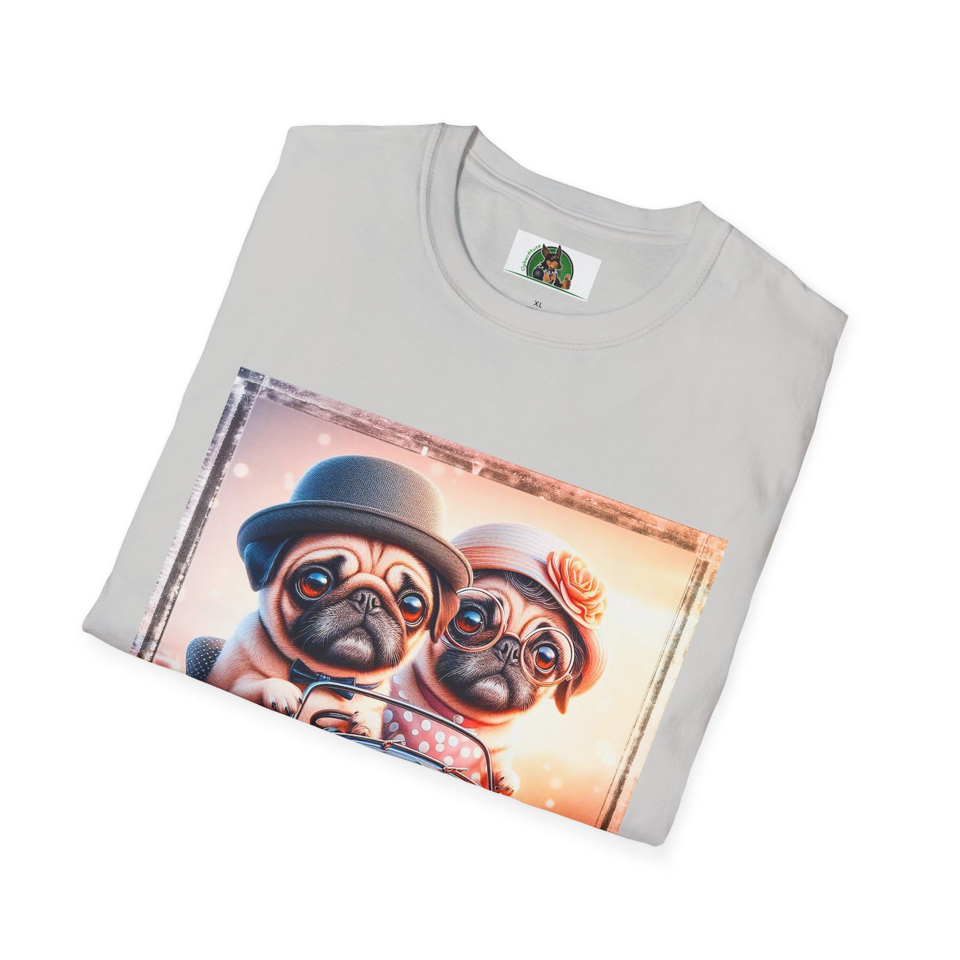 Wacky Pugs T-Shirt Printify   