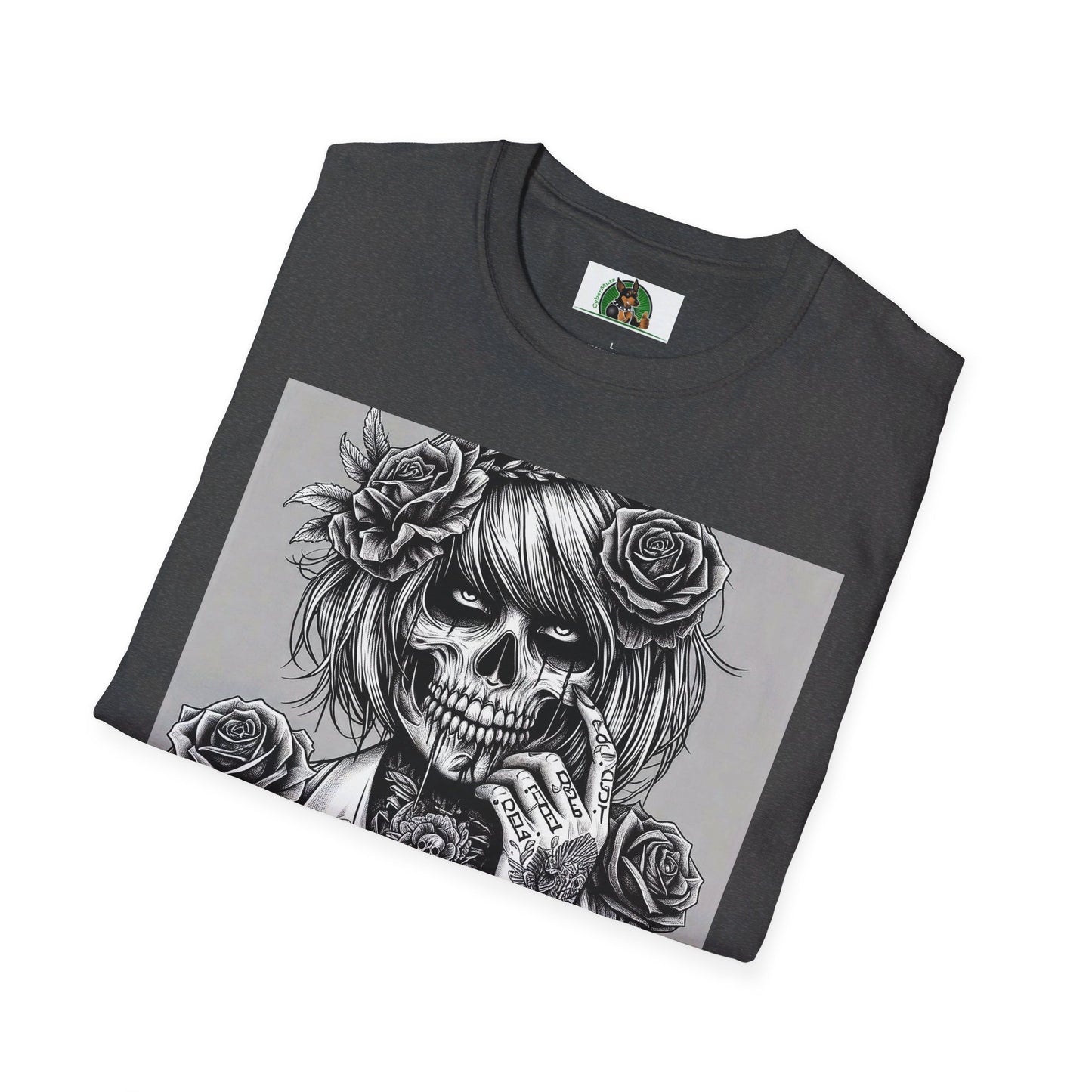 Zombie Girl T-Shirt Printify   