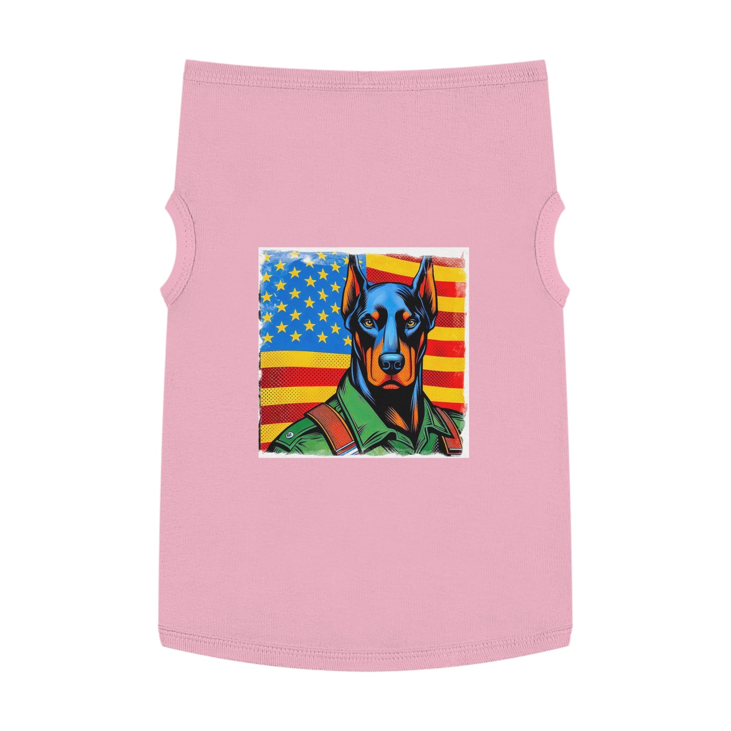 Pet Tank Top Doberman Pets Printify XL Pink