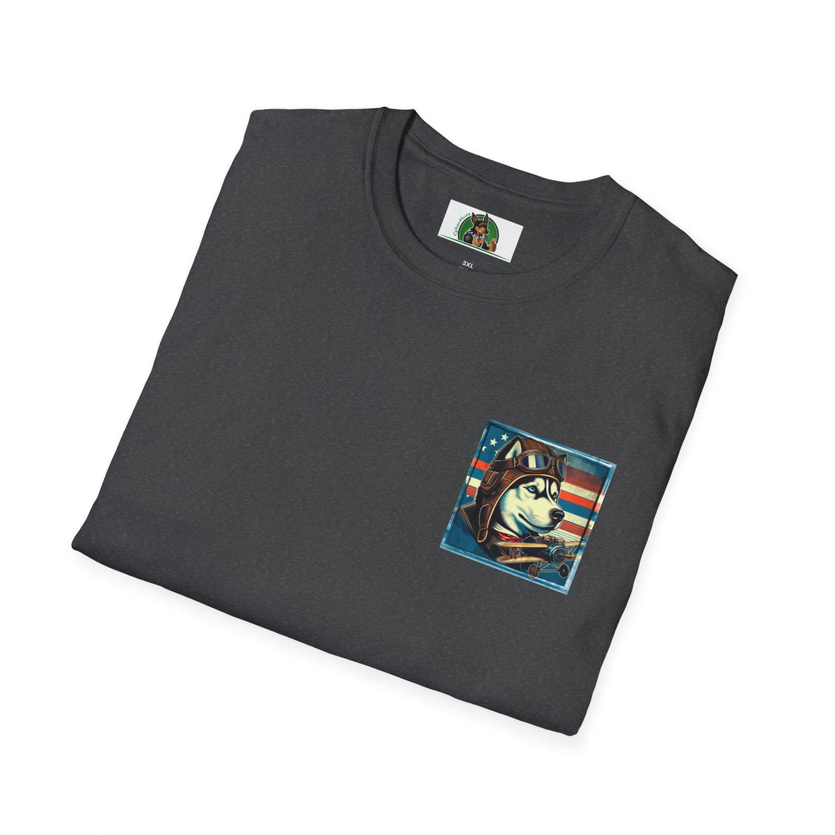 Husky hero shirt Back Design