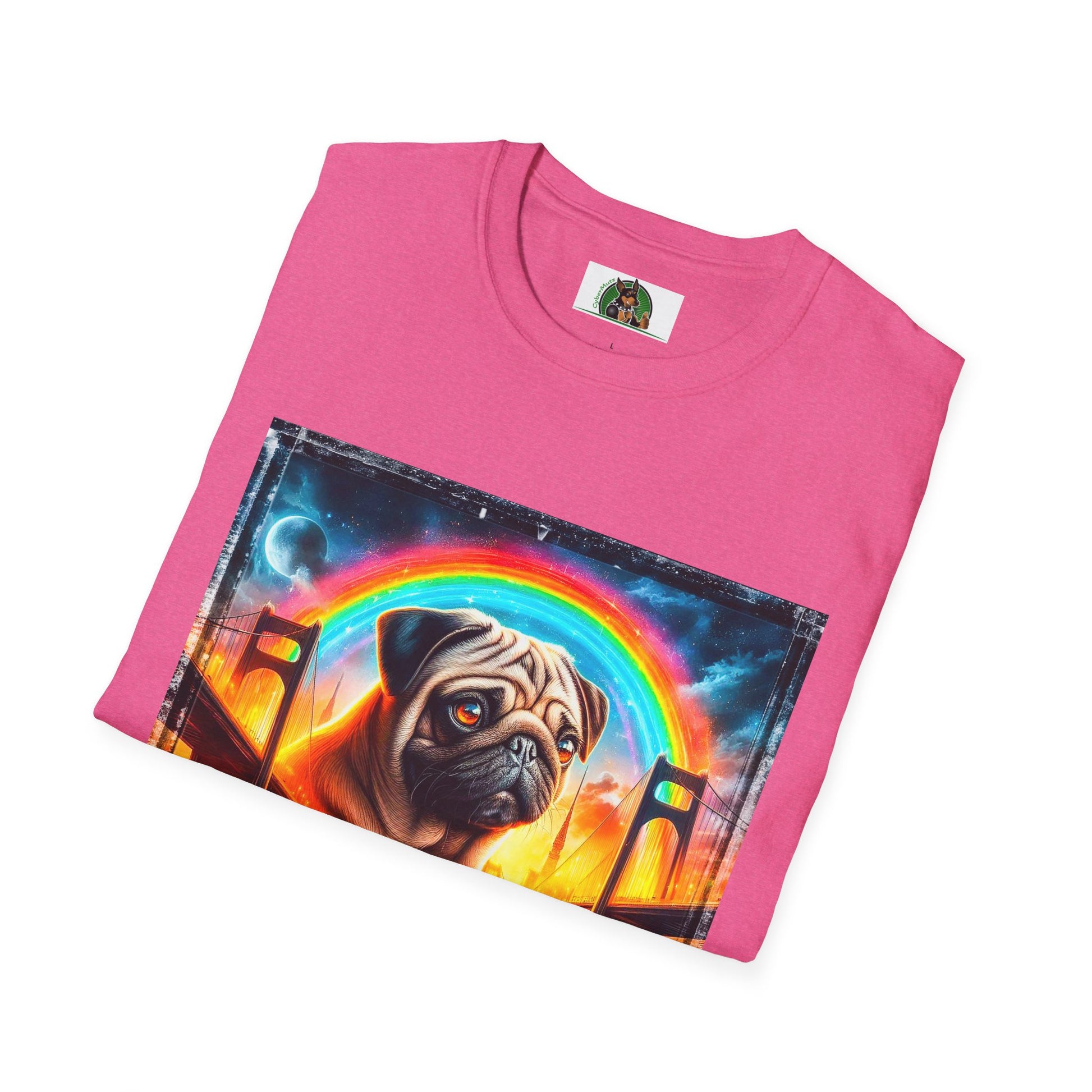 Pugs T-Shirt Printify   