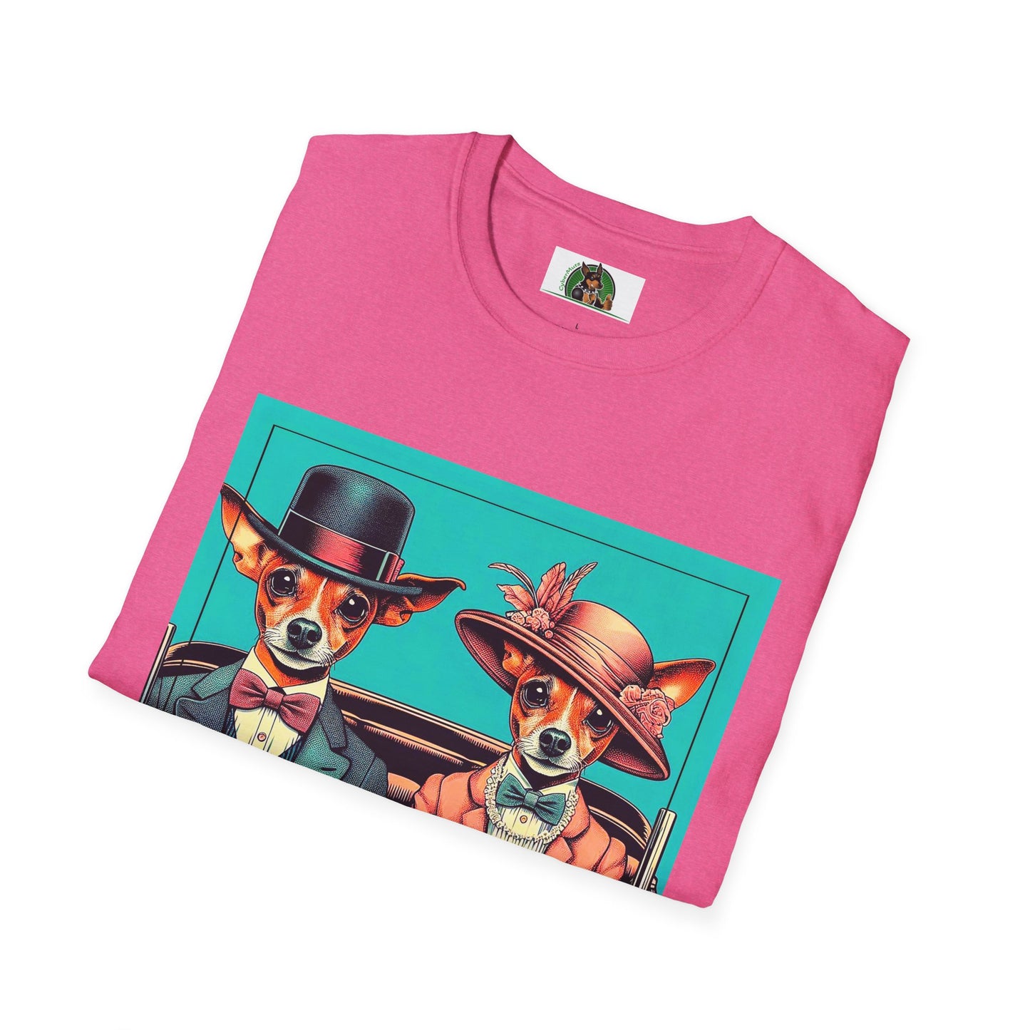 Wacky Min Pin T-Shirt 30s couple
