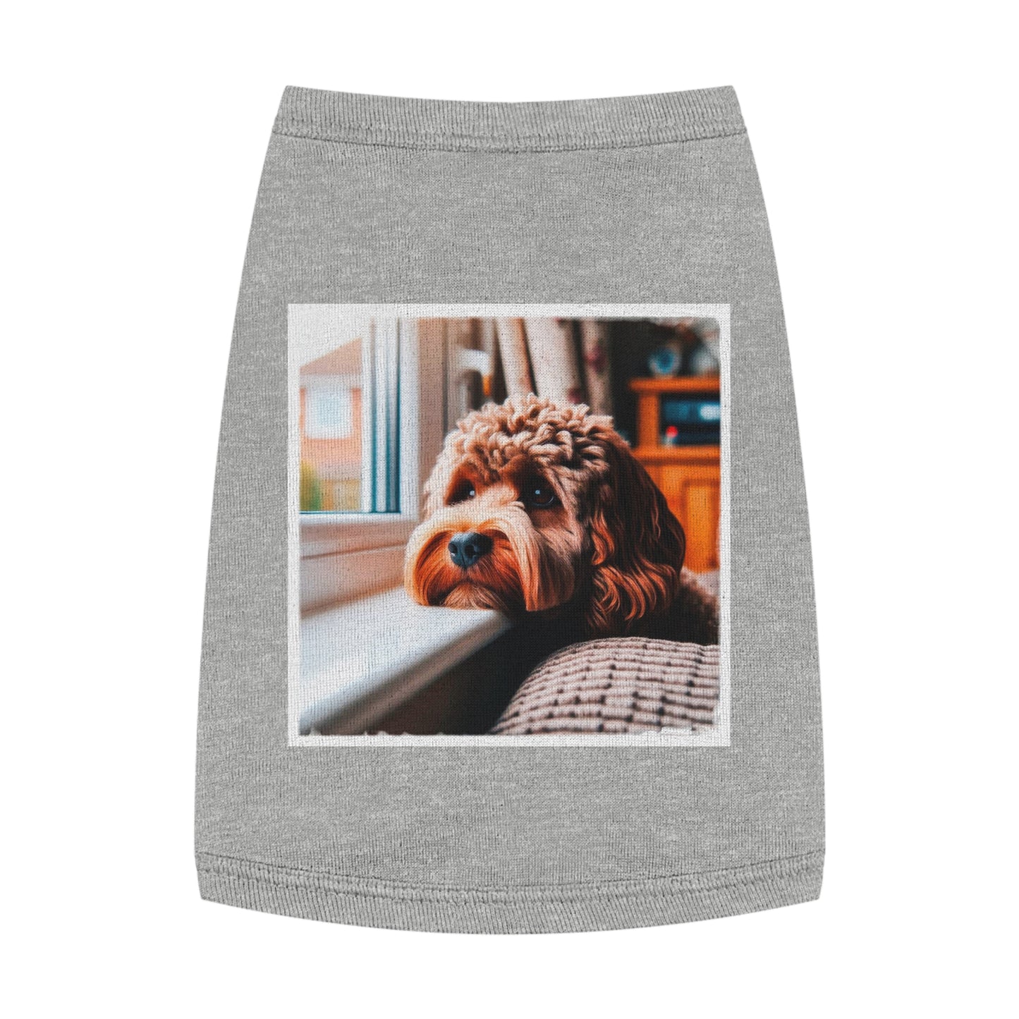 Pet Tank Top CockerPoo Pets Printify M Heather