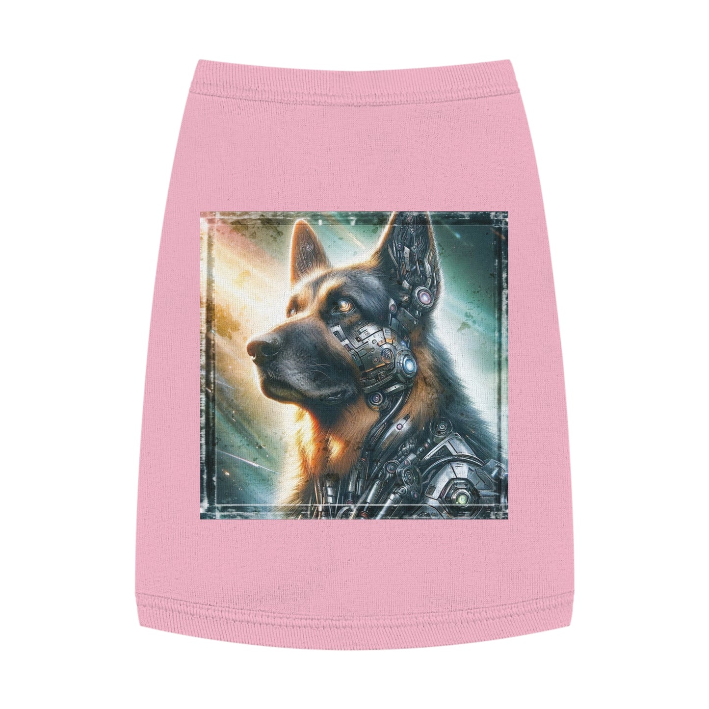 Pet Tank Top German Shepherd Pets Printify M Pink 