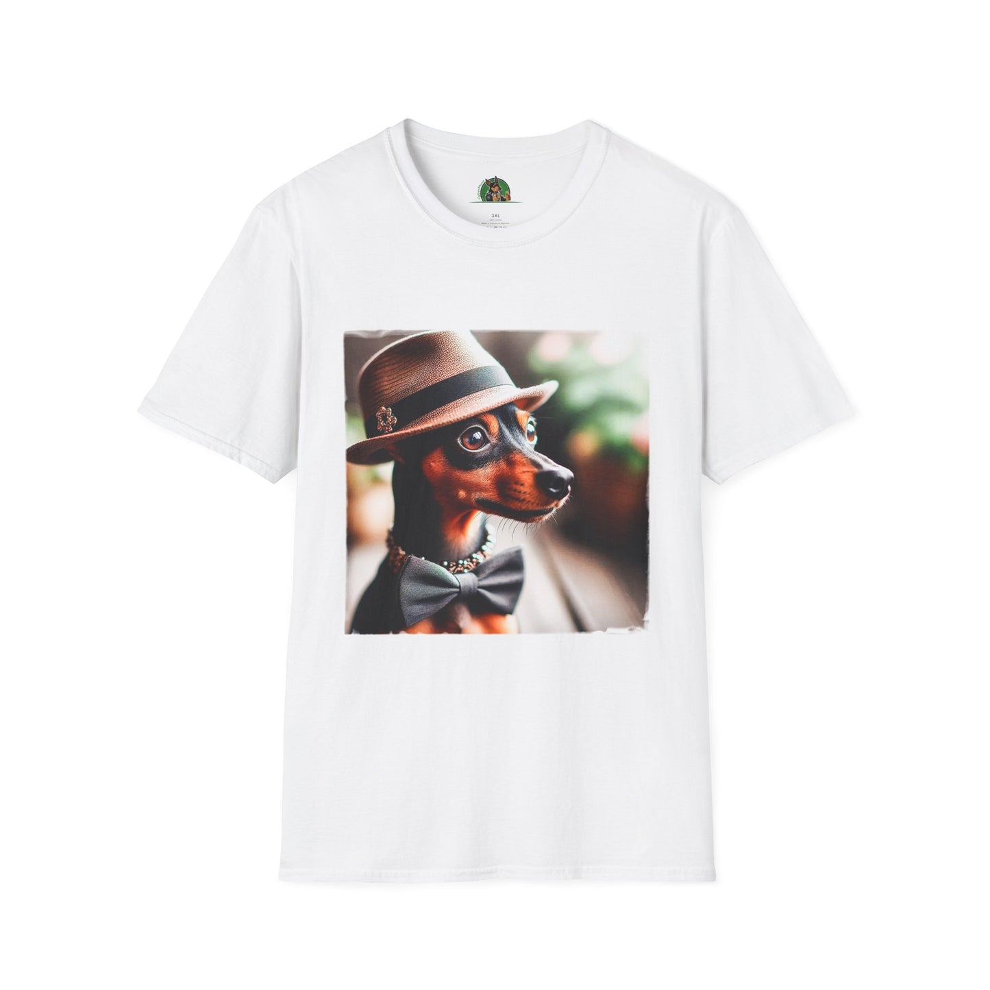 Min Pin T-Shirt T-Shirt Printify XS White