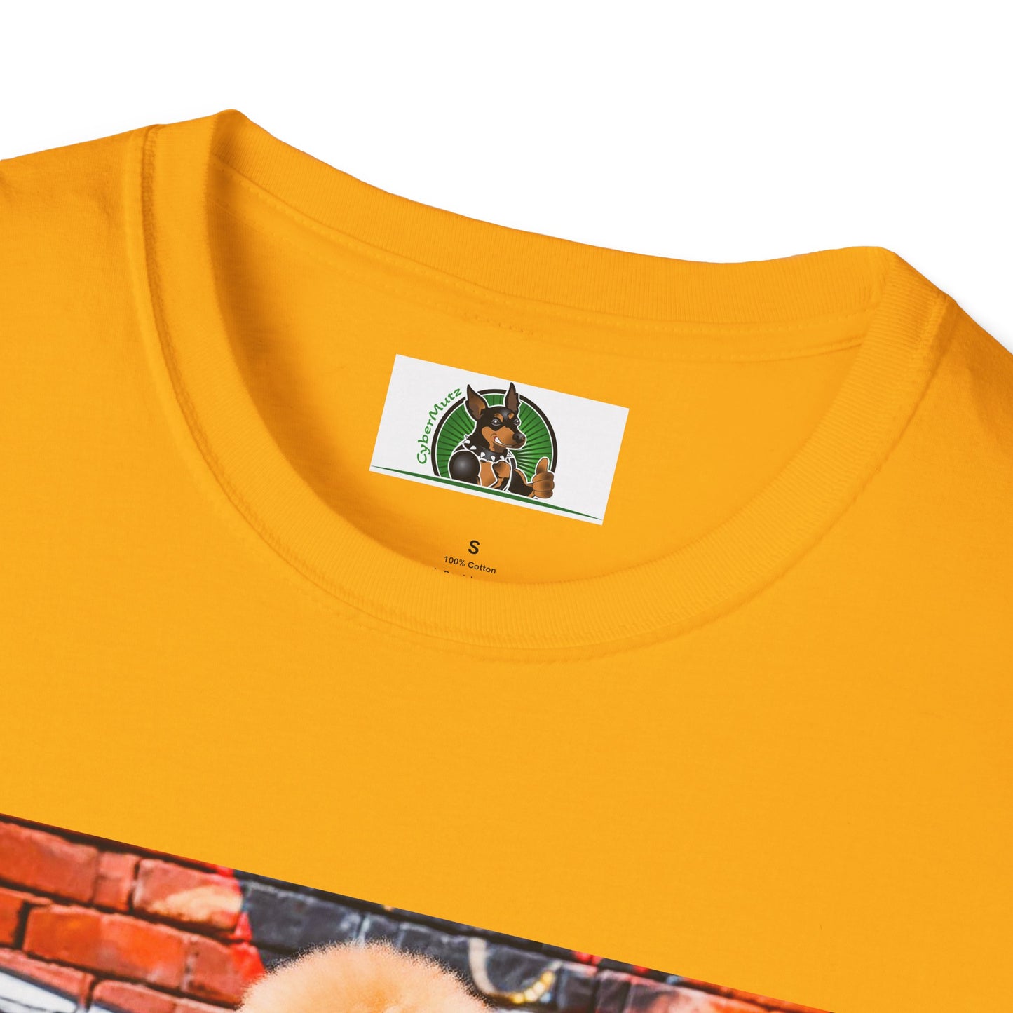 Golden Doodle tough guy muscles t shirt