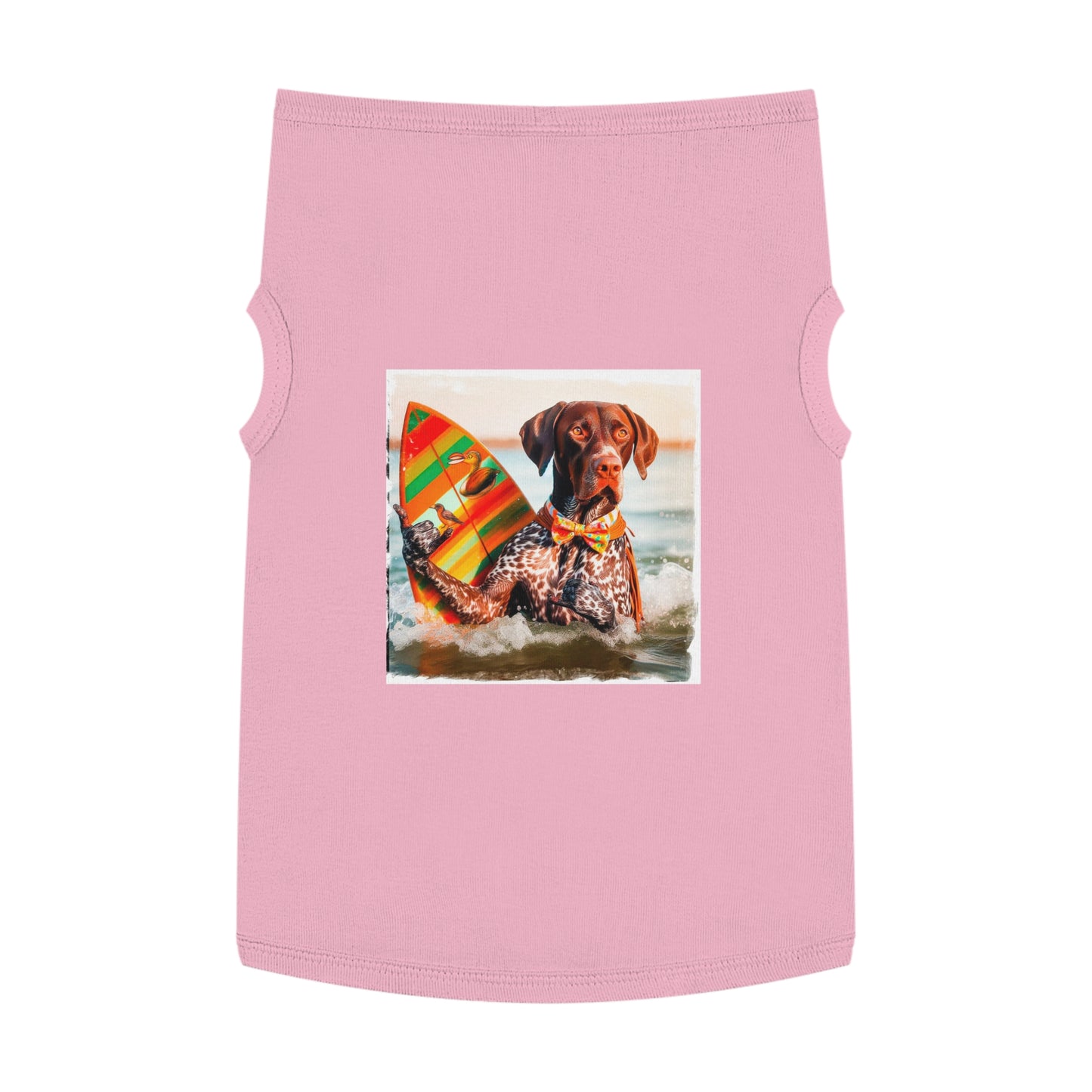 Pet Tank Top German Shorthaired Pointer Pets Printify XL Pink 