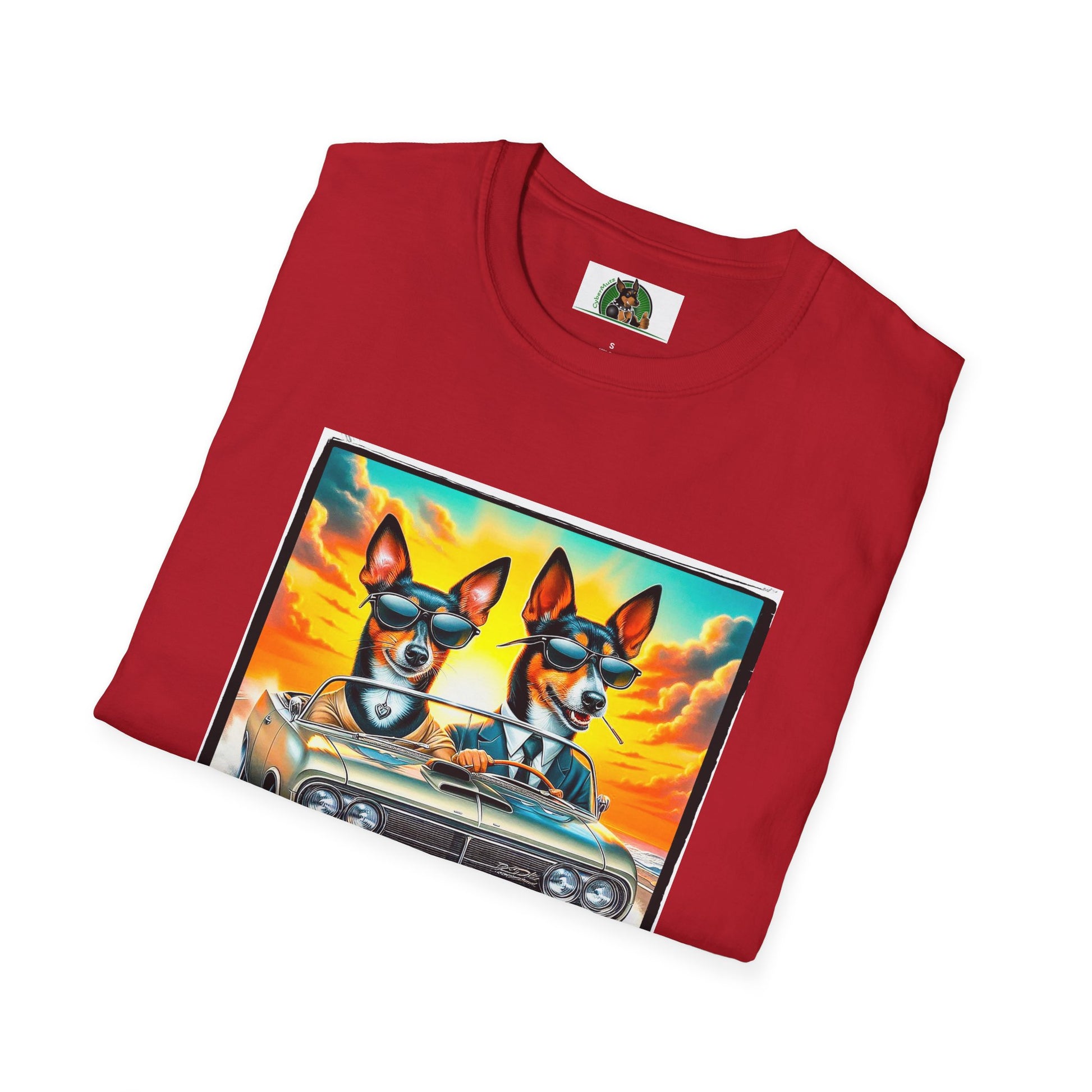 Wacky Rat Terrier T-Shirt T-Shirt Printify   