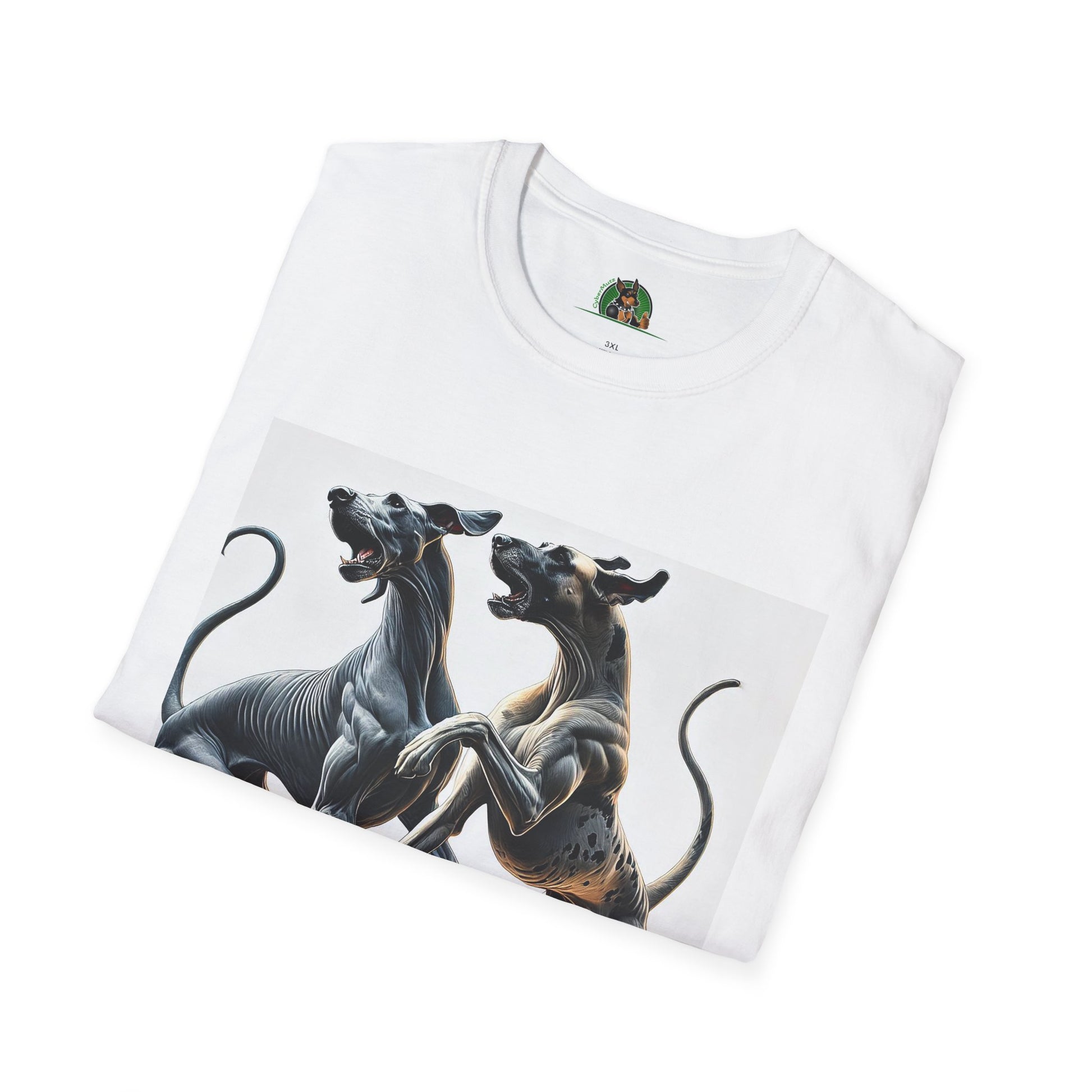 Dancing Great Danes T-Shirt T-Shirt Printify