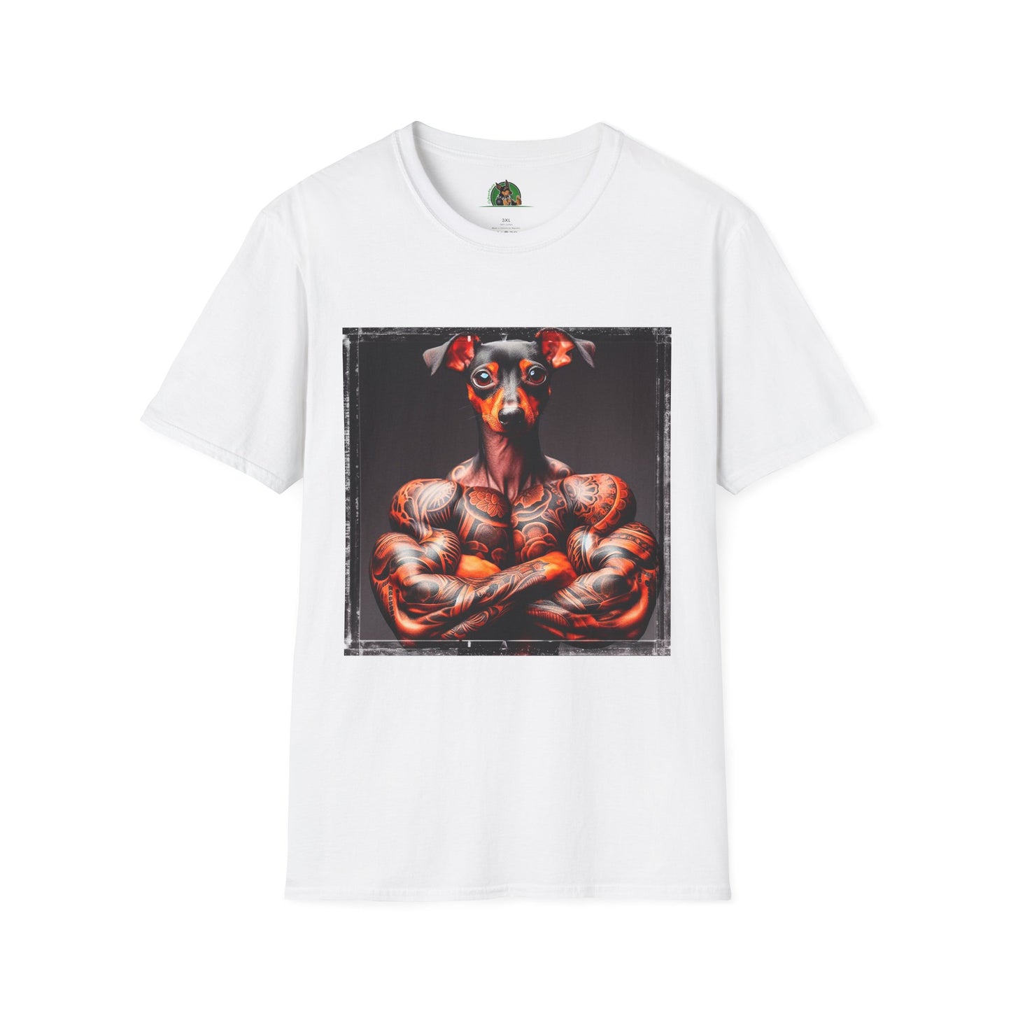 Min Pin T-Shirt T-Shirt Printify XS White 