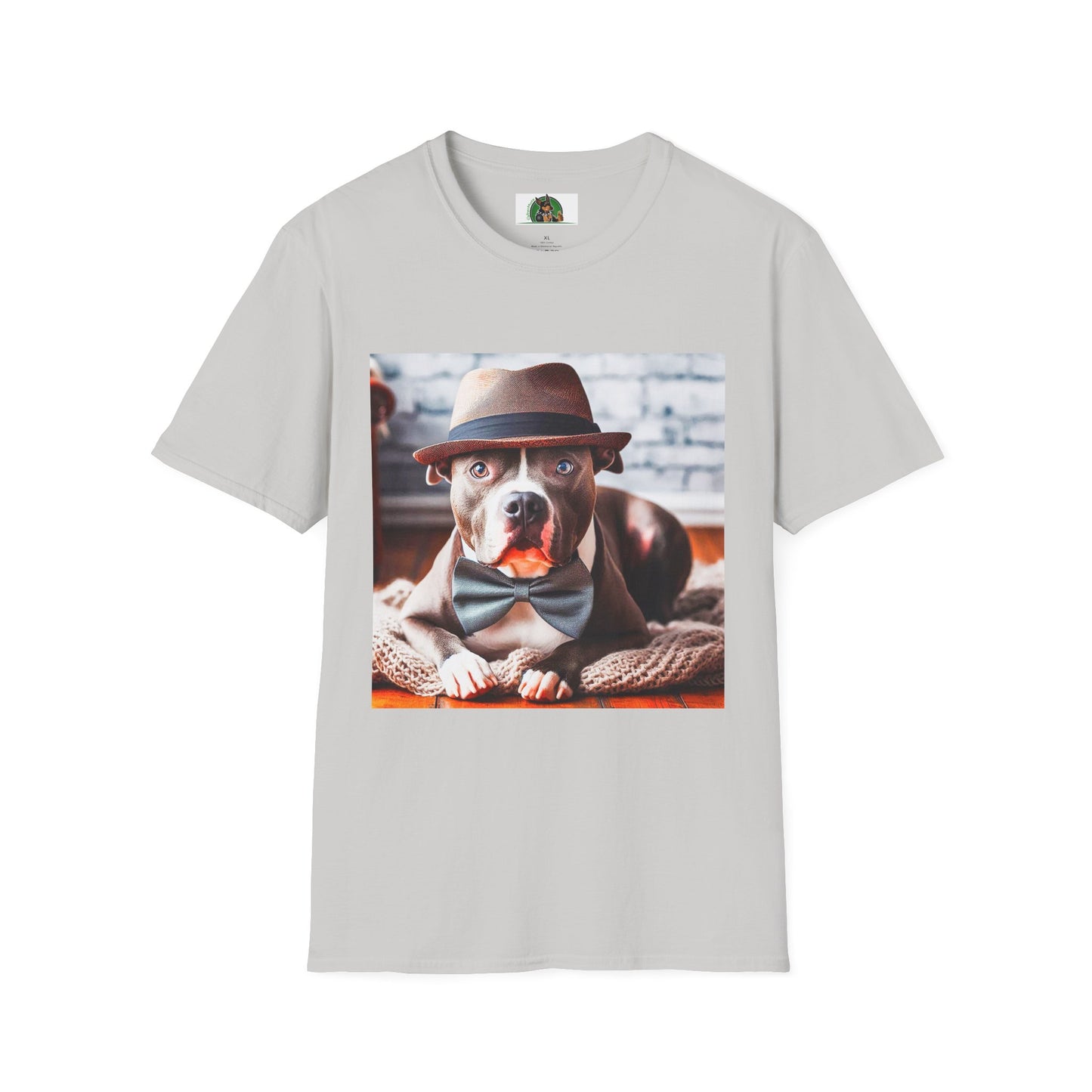 Pit Bull pretty boy shirt T-Shirt Printify S Ice Grey