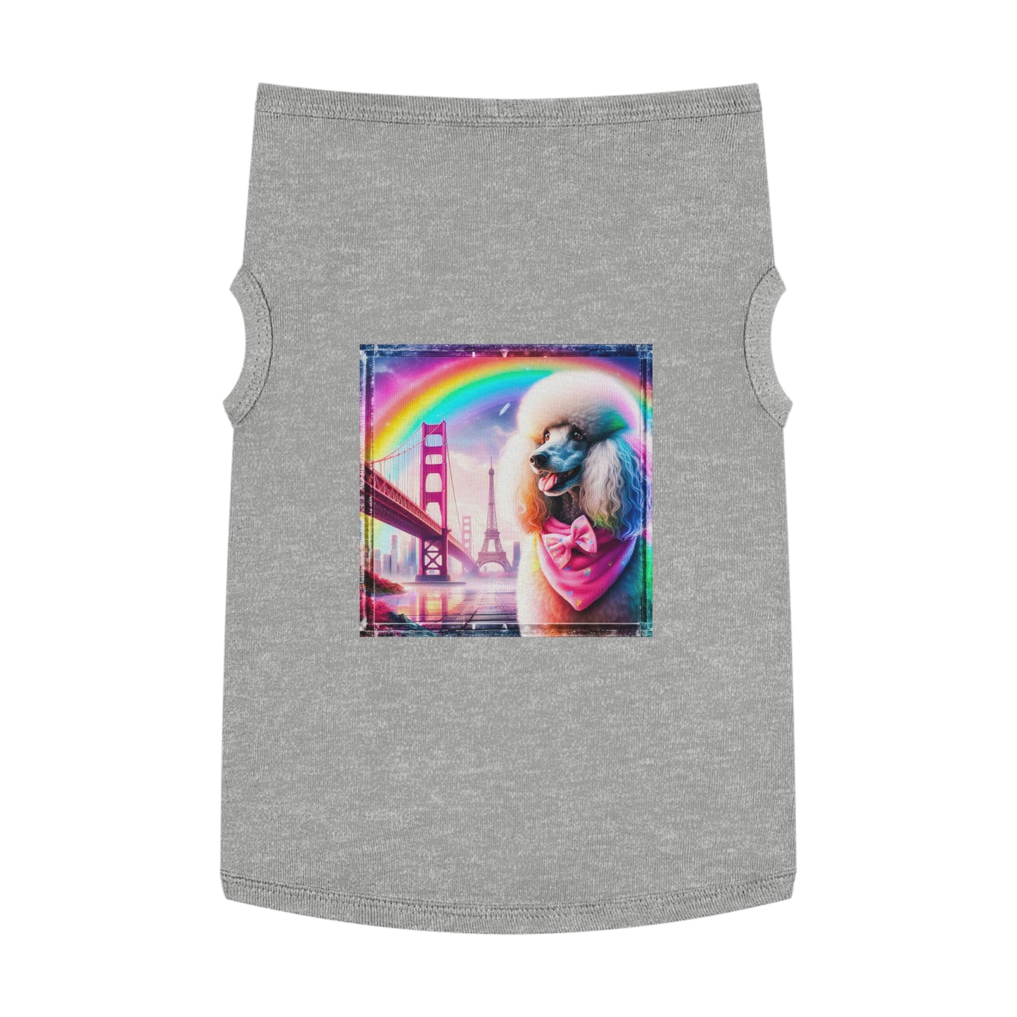 Pet Tank Top Poodle Pets Printify XL Heather 