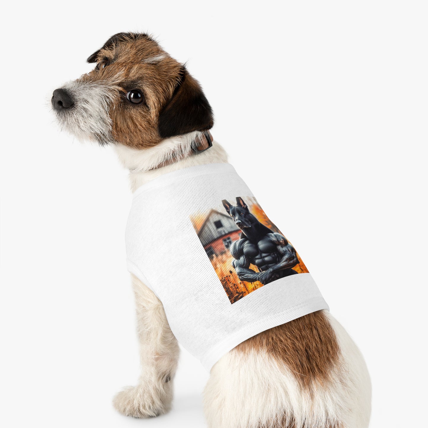 German Shepherd arm muscles shirt Pets Printify