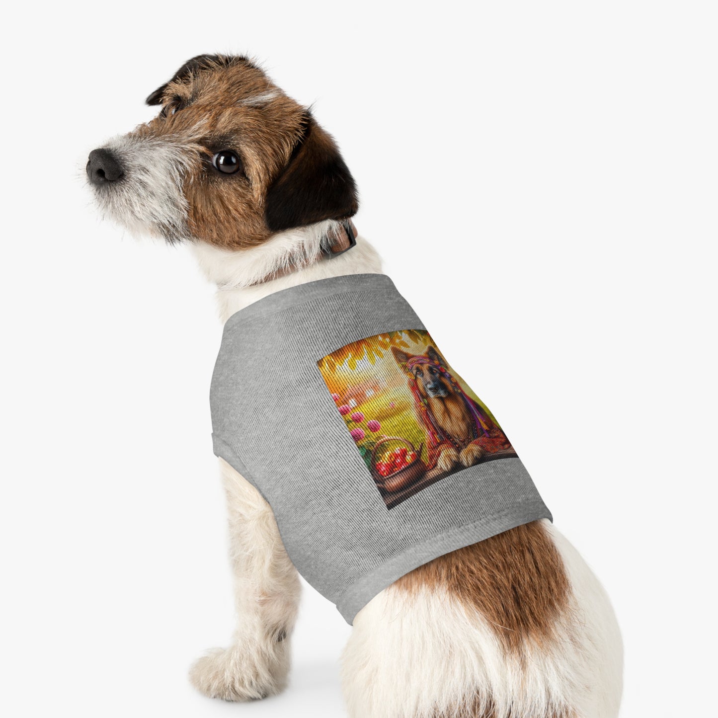 German Shepherd fun hippie Pets Printify