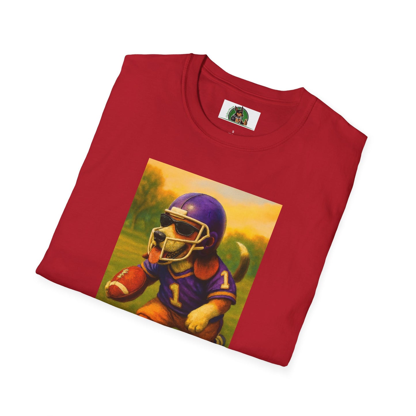 Sports Beagle Football T-Shirt
