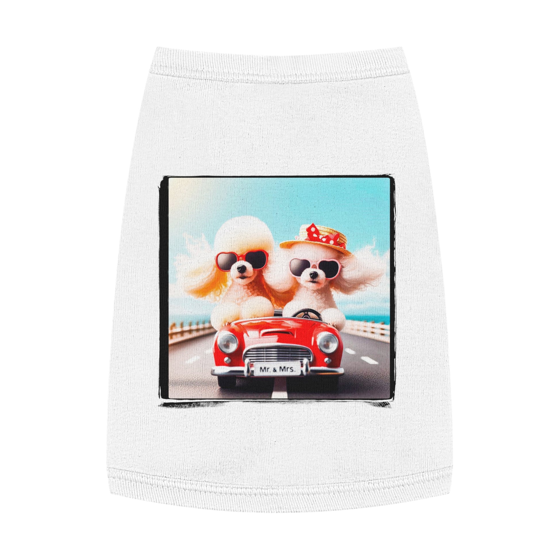 Wacky Pet Tank Top Poodle Pets Printify   