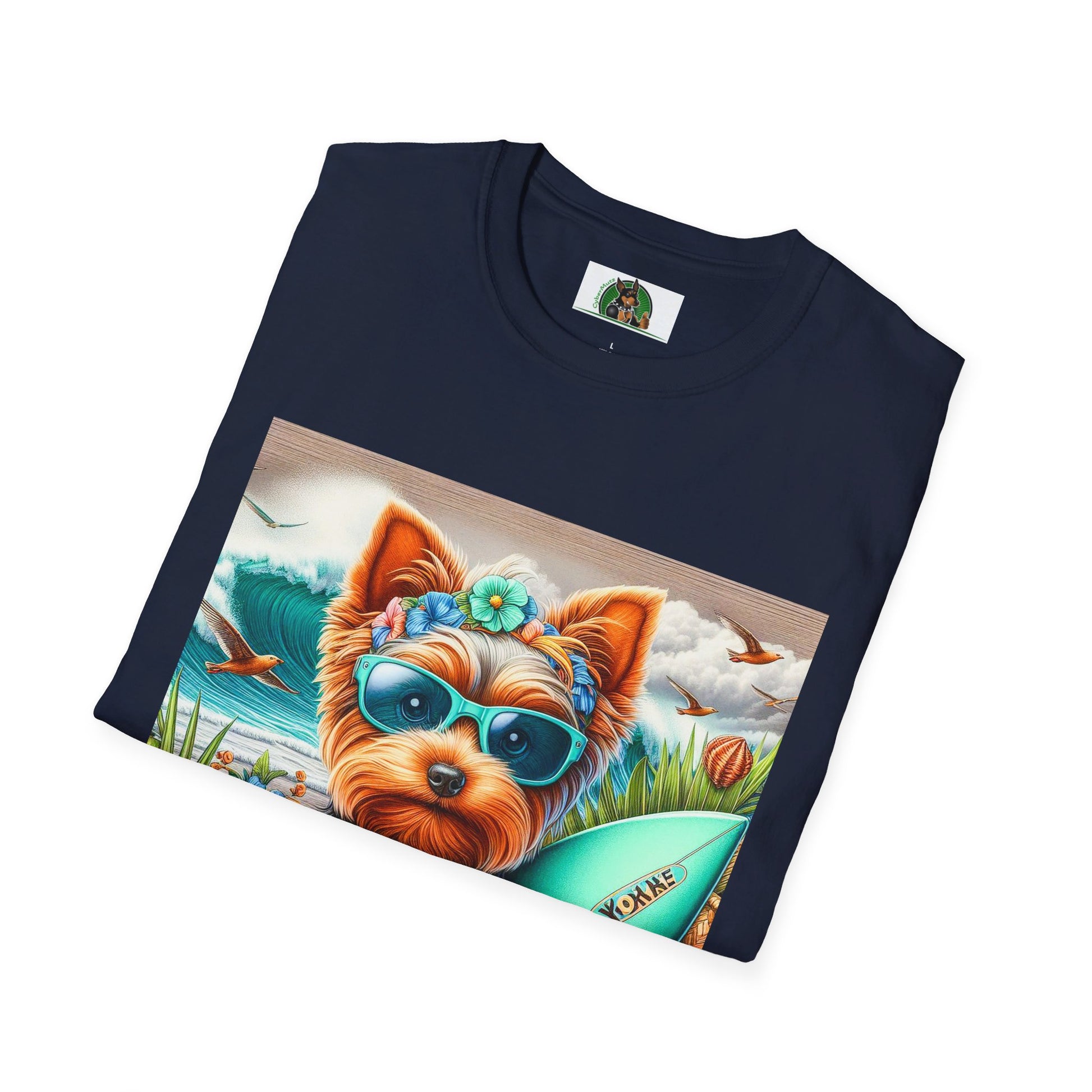 Yorkie T-Shirt Printify   