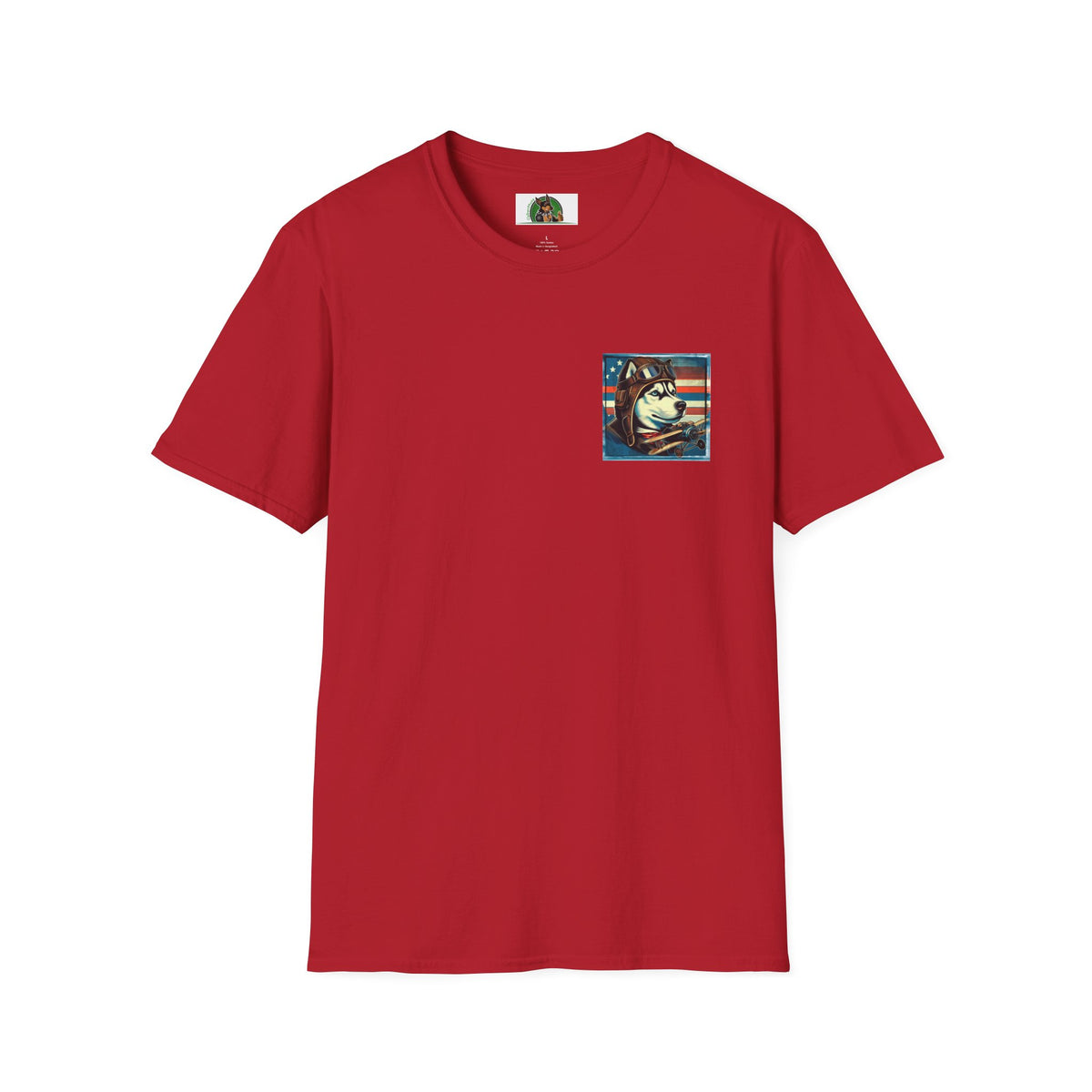 Husky hero shirt Back Design