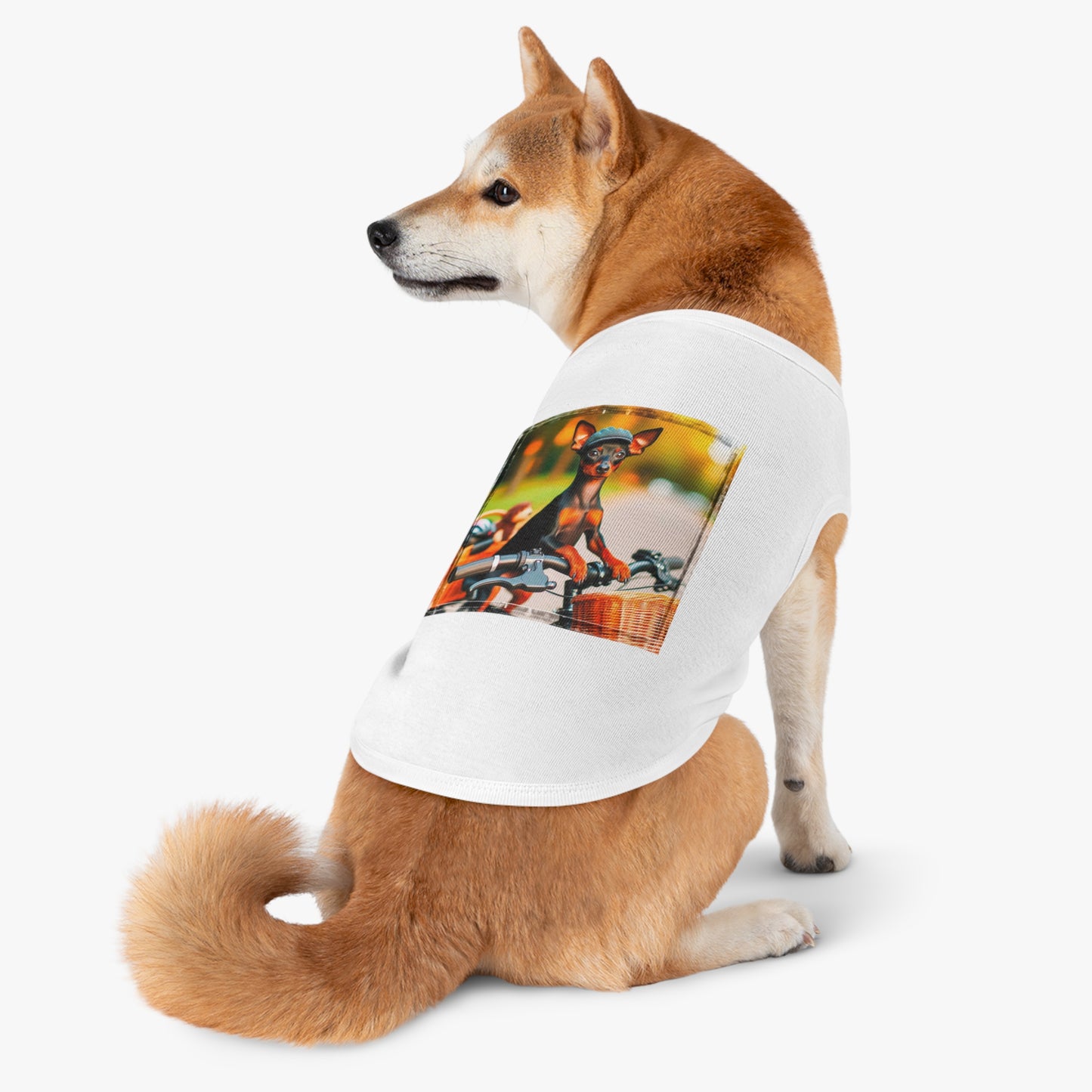 Dog Tank Top - Min Pin Tank Tops Pets Printify   