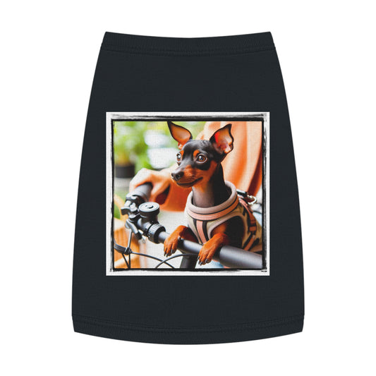 Dog Tank Top - Min Pin Tank Tops Pets Printify   